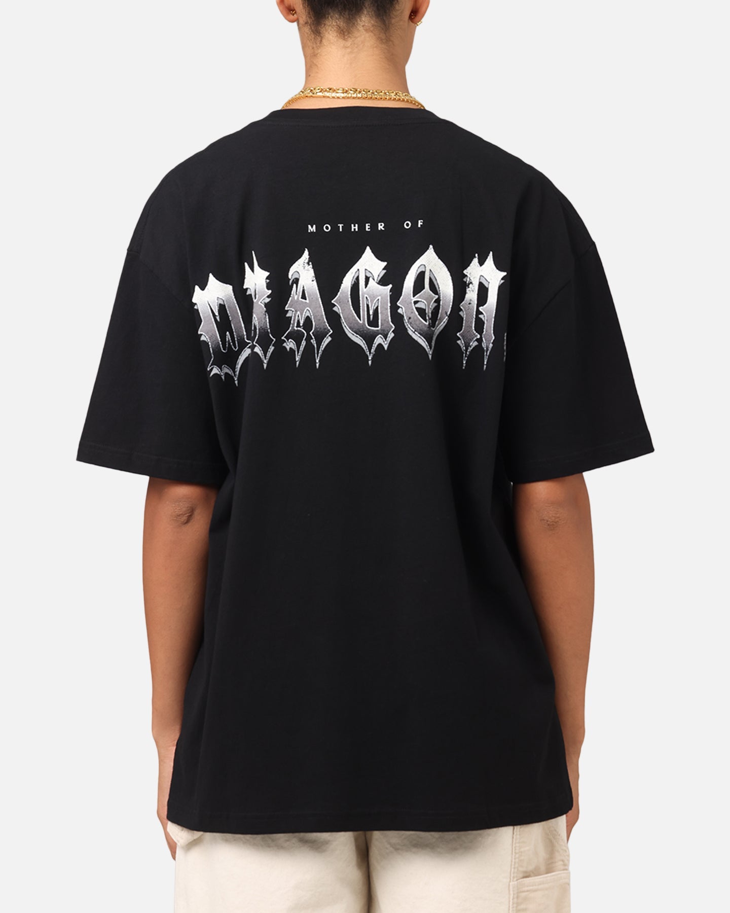Goat Crew X Game Of Thrones Mother Of Dragons Heavy T-Shirt Black Style001
