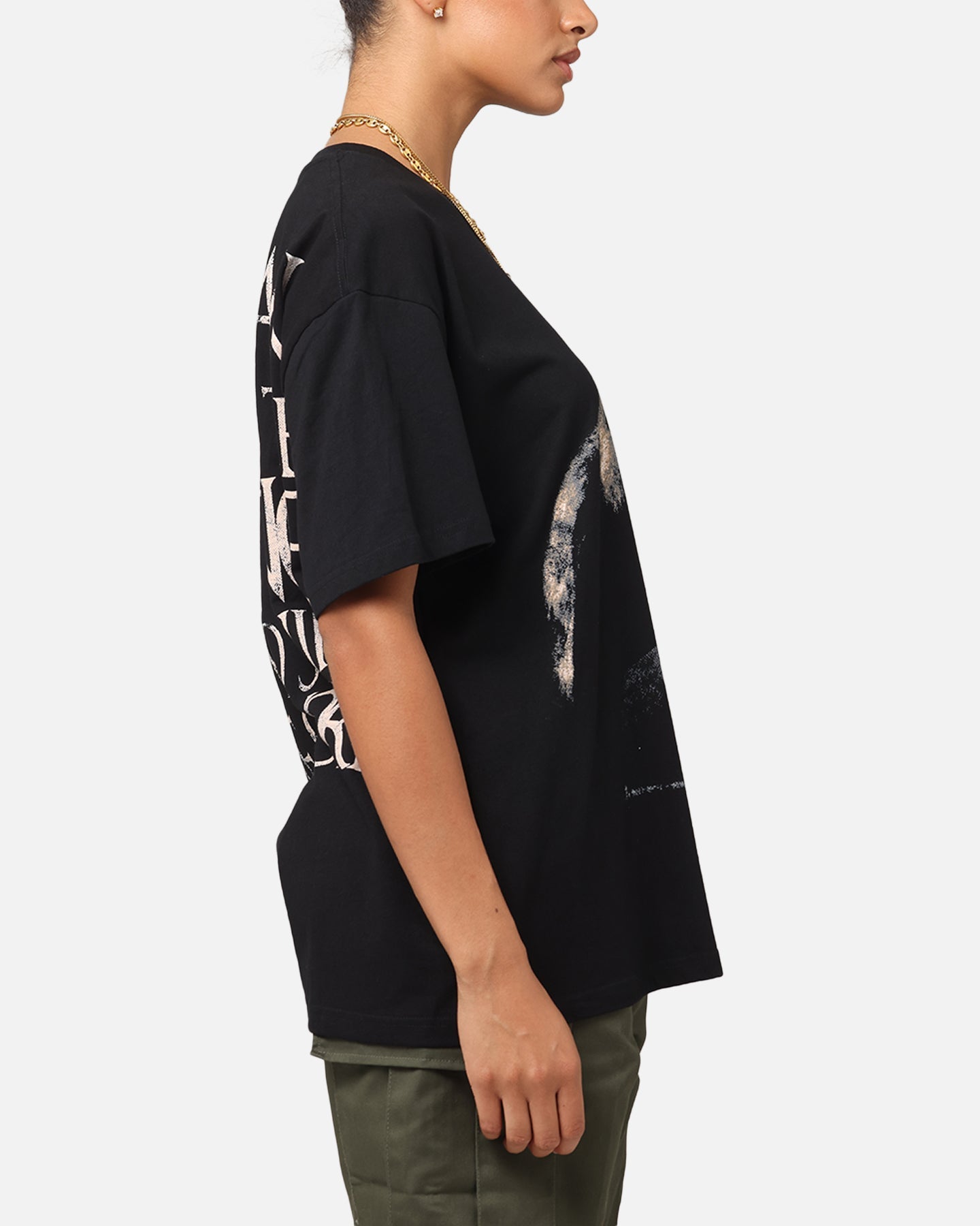 Goat Crew X Game Of Thrones Ned Stark Heavy T-Shirt Black Style001