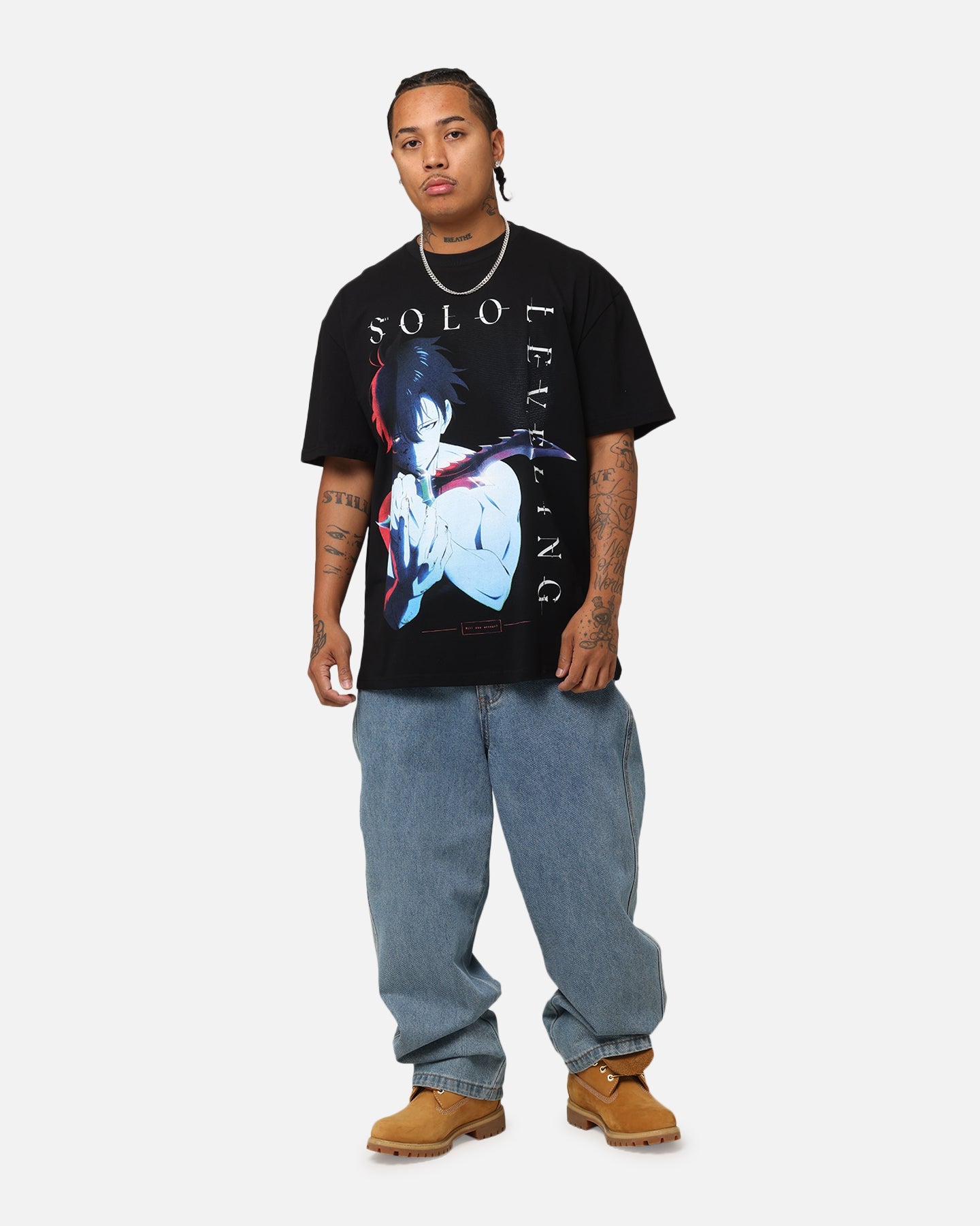 Goat Crew X Solo Leveling Solo Leveling Heavy T-Shirt Black
