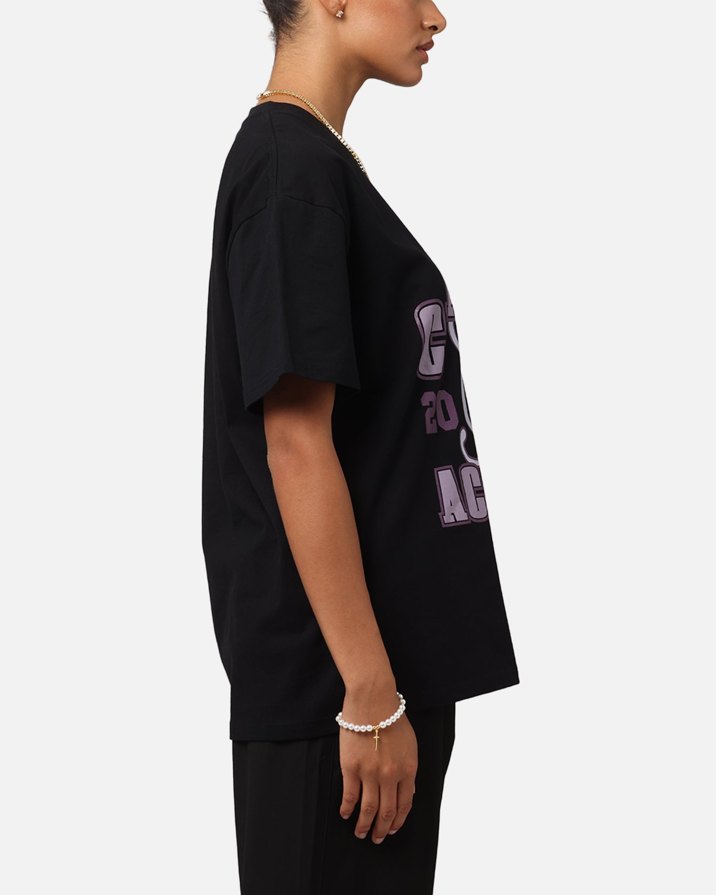 Carre Rising Heavy T-Shirt Black Style001