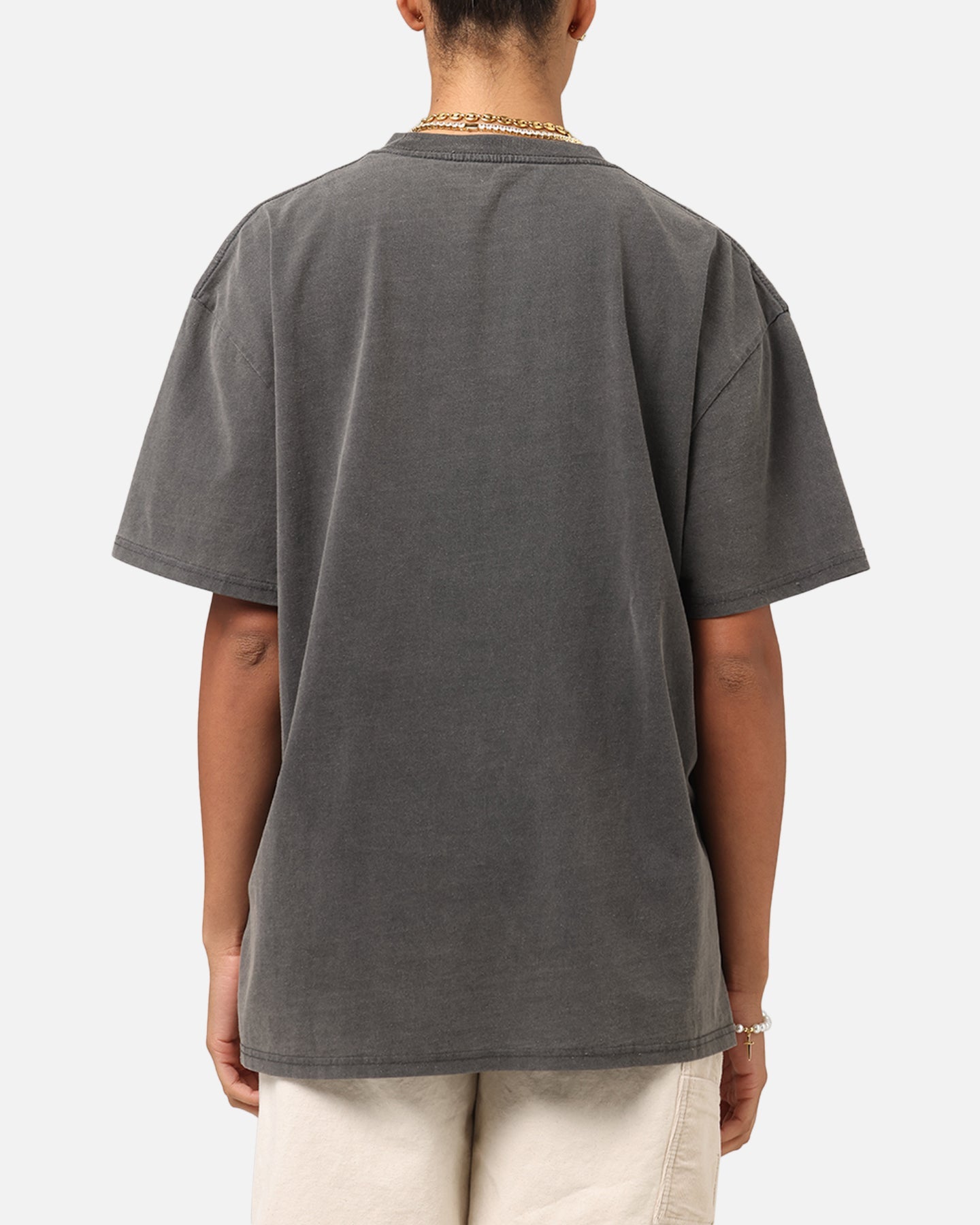 Culture Kings Boxy T-Shirt Black Wash Style001