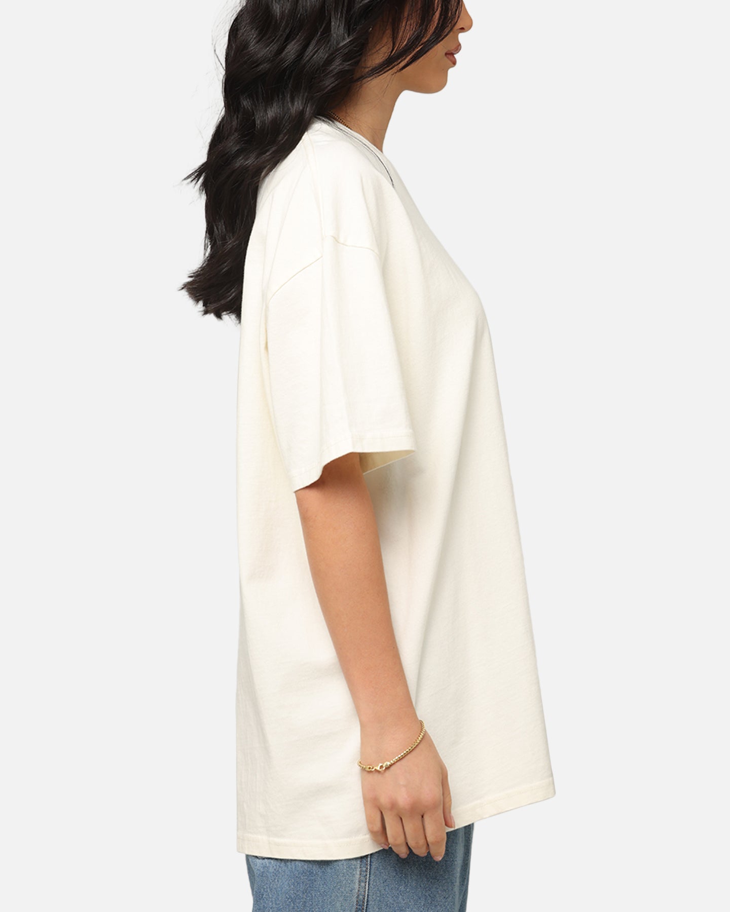 Culture Kings Boxy T-Shirt Off White Style001