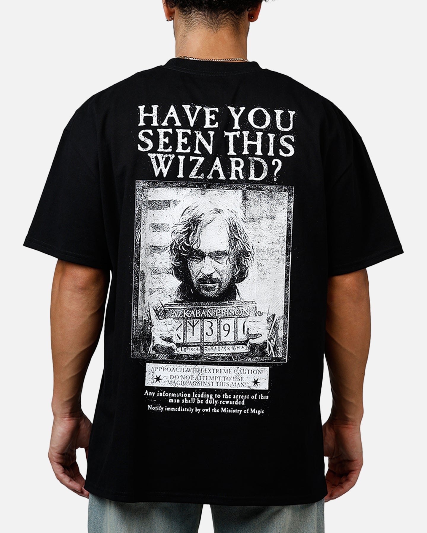 Goat Crew X Harry Potter Sirius Vintage T-Shirt Black Acidwash