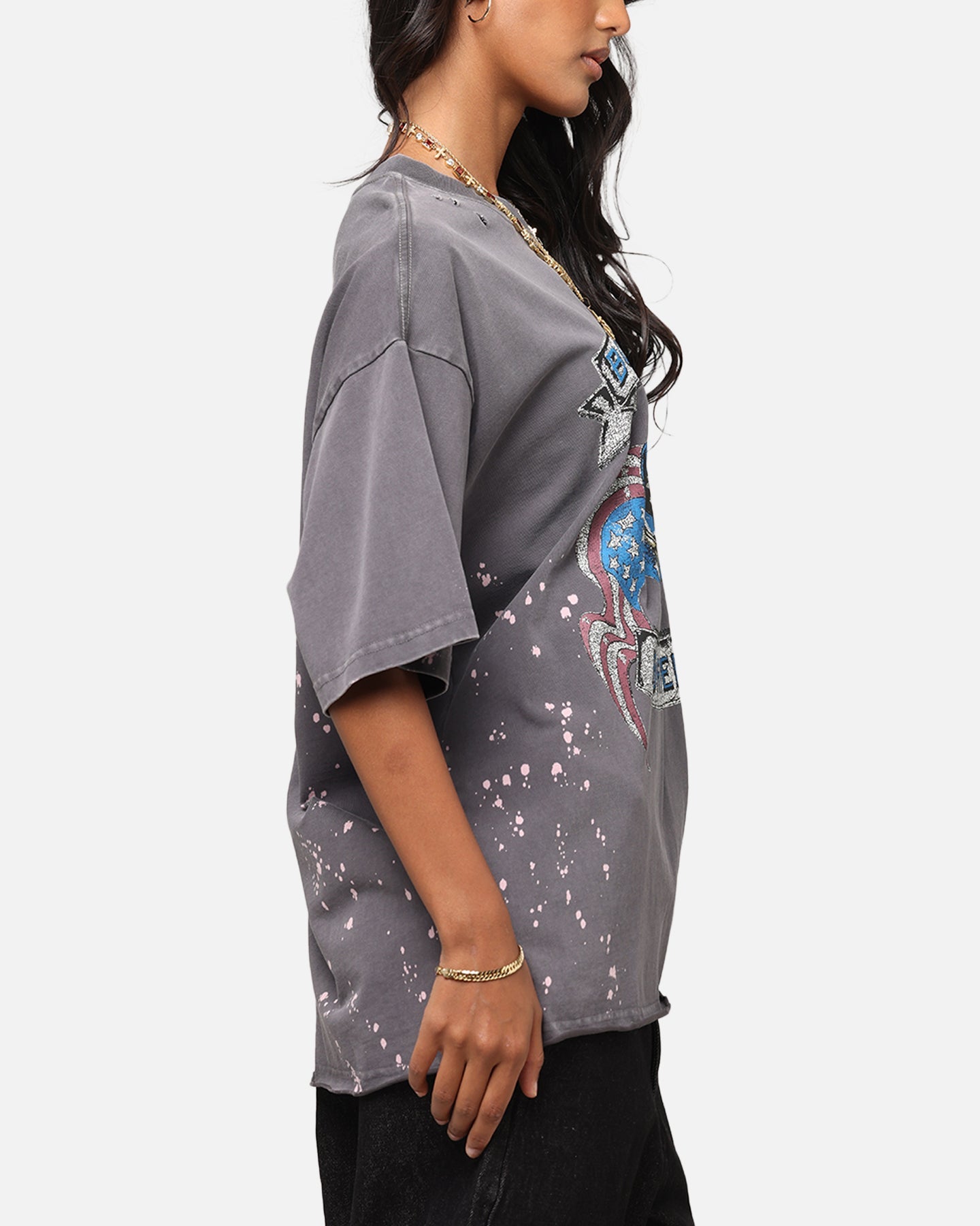 Bon Jovi Forever T-Shirt Washed Black Style001