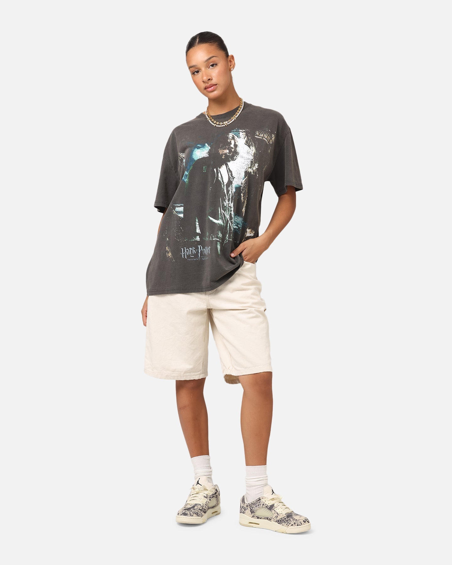 Goat Crew X Harry Potter Sirius Heavy T-Shirt Black Wash Style001