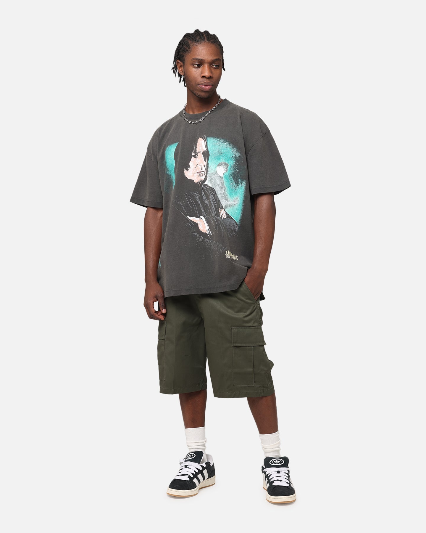 Goat Crew X Harry Potter Snape Poster Heavy T-Shirt Black Wash