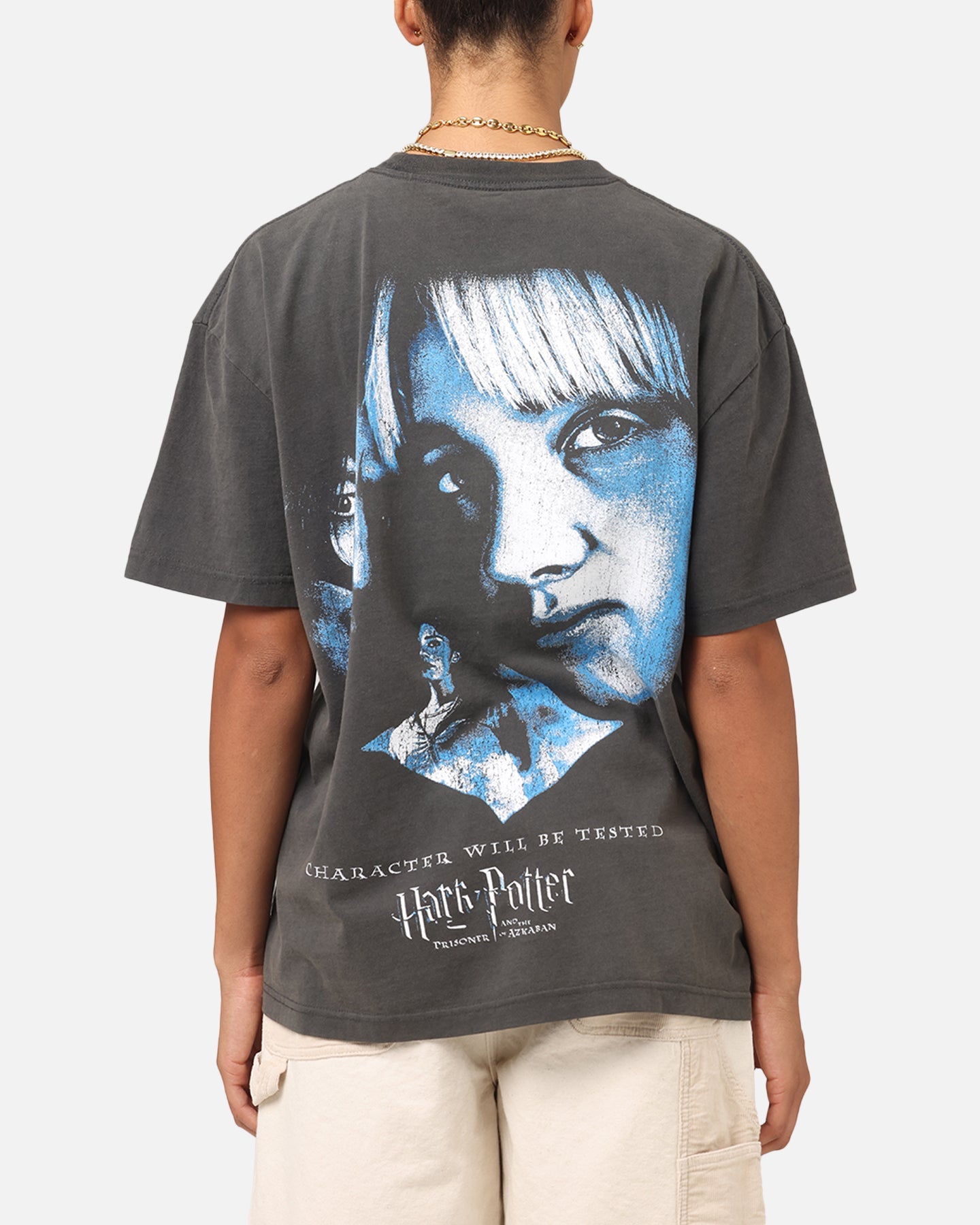Goat Crew X Harry Potter Snape Poster Heavy T-Shirt Black Wash Style001