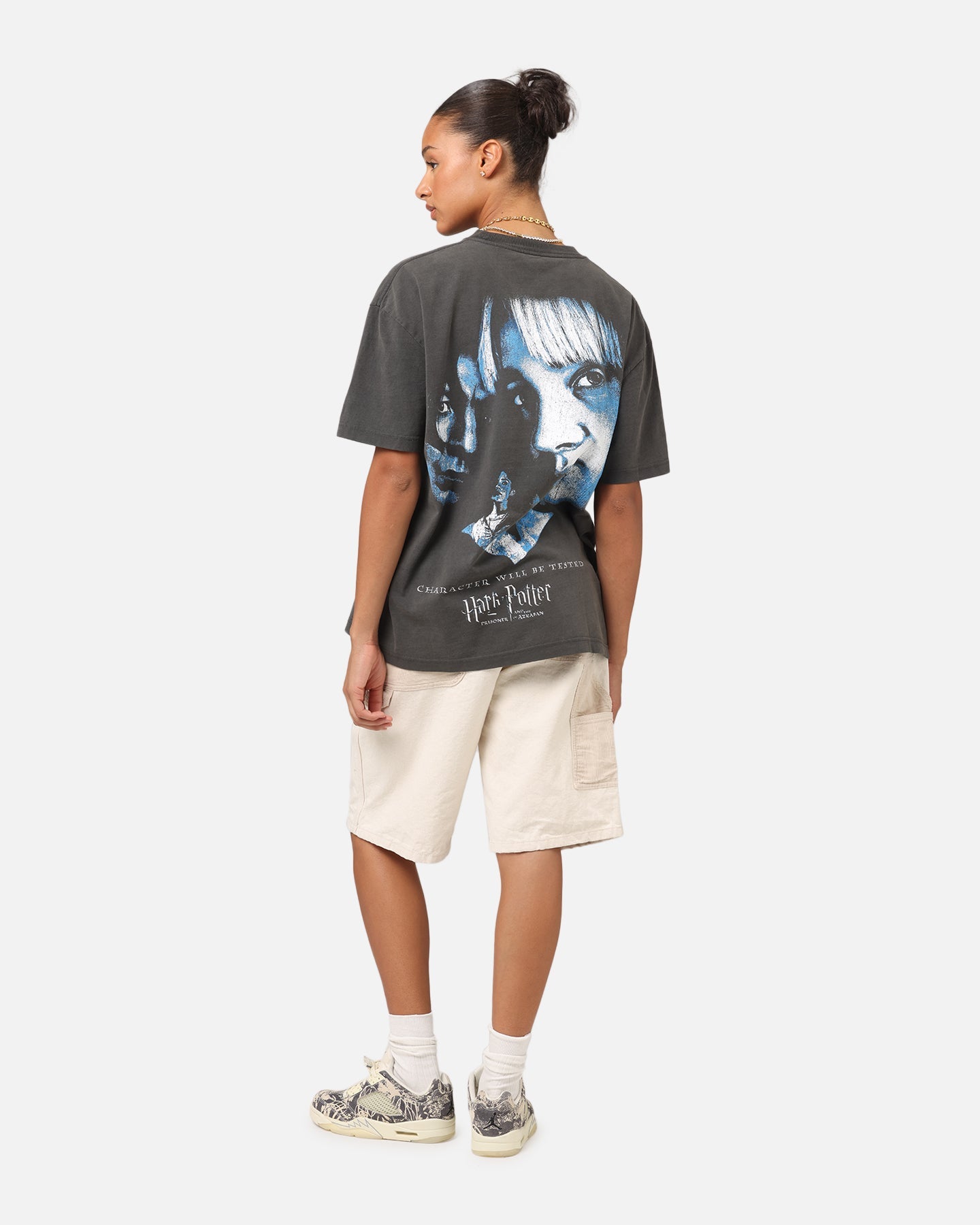 Goat Crew X Harry Potter Snape Poster Heavy T-Shirt Black Wash Style001