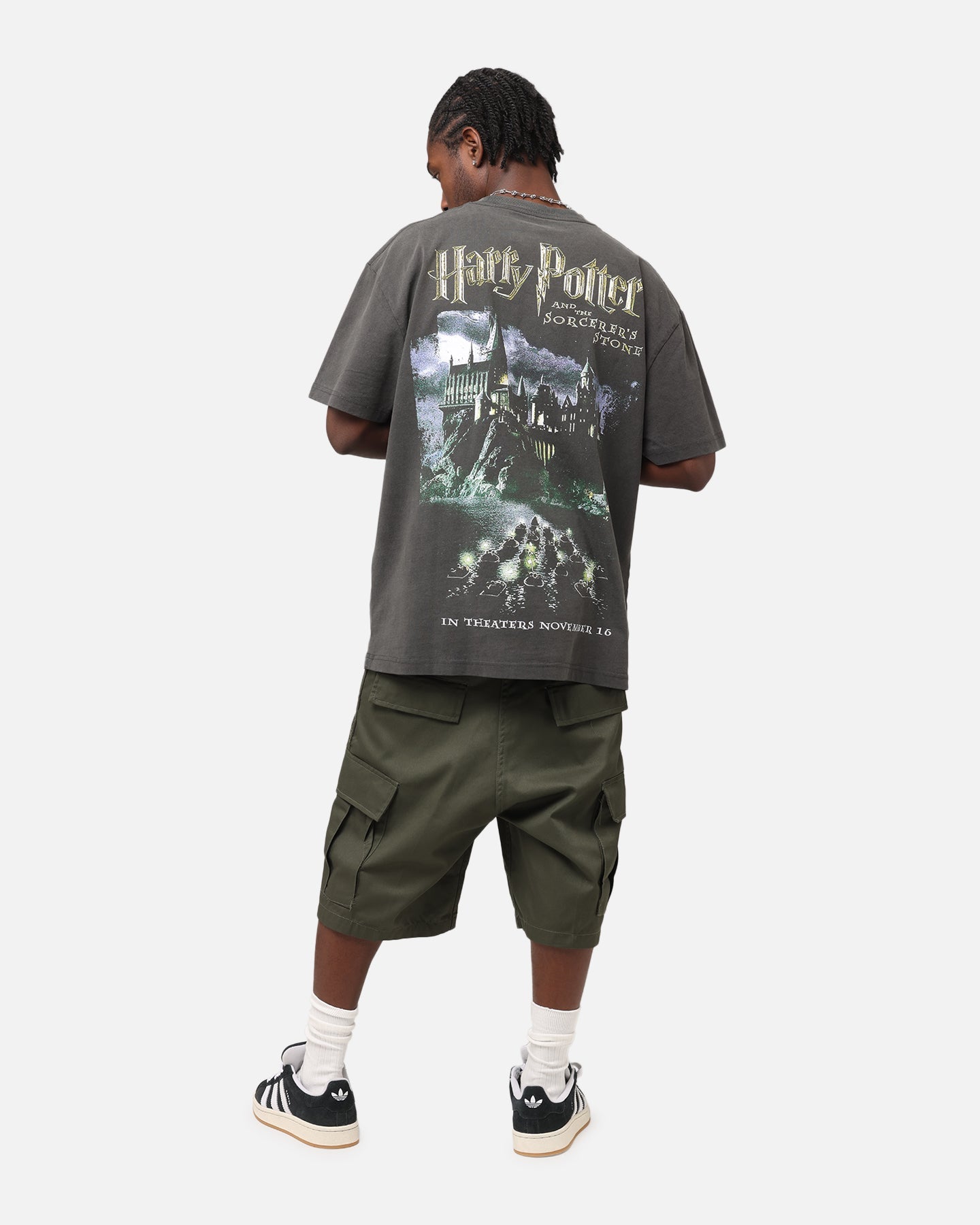 Goat Crew X Harry Potter Sorcerer's Stone Heavy T-Shirt Black Wash