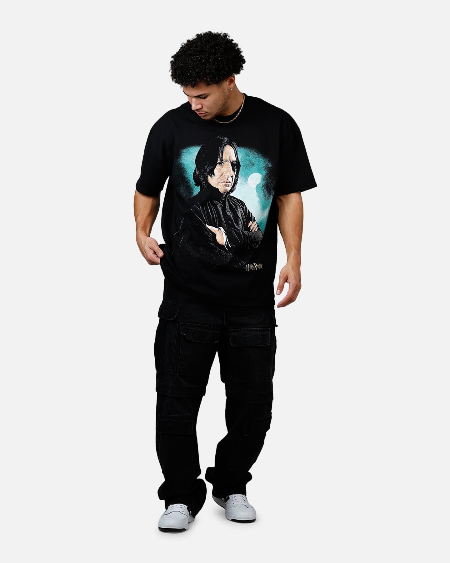 Goat Crew X Harry Potter Snape Poster Heavyweight T-Shirt Black