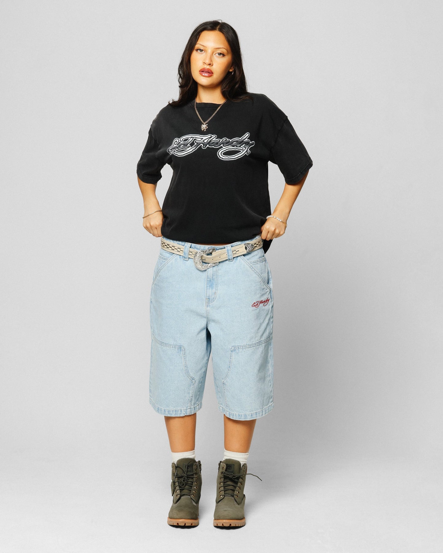 Ed Hardy Tribal T-Shirt Black Style001