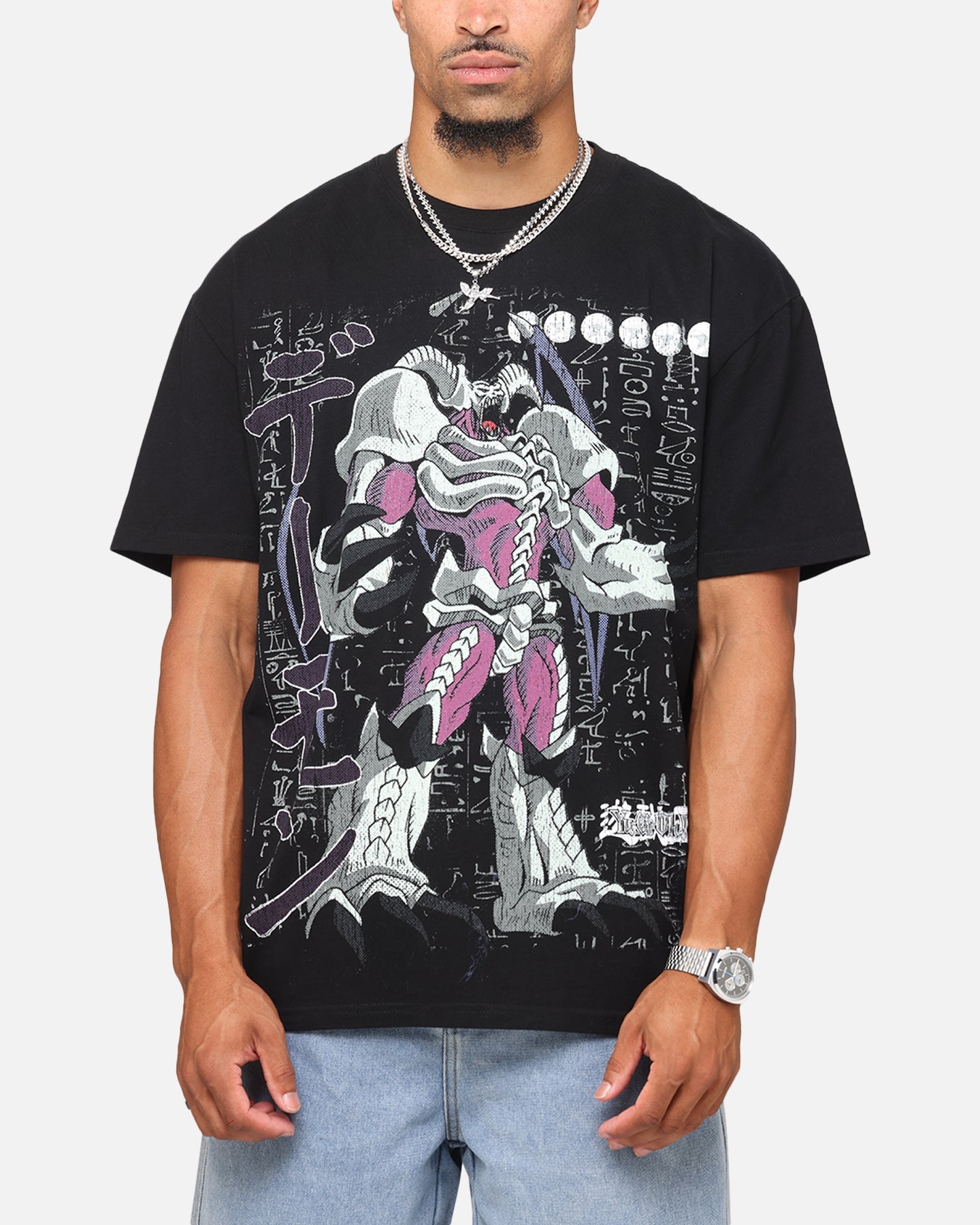 Goat Crew X Yu-Gi-Oh! Summon Skull Heavy T-Shirt Black
