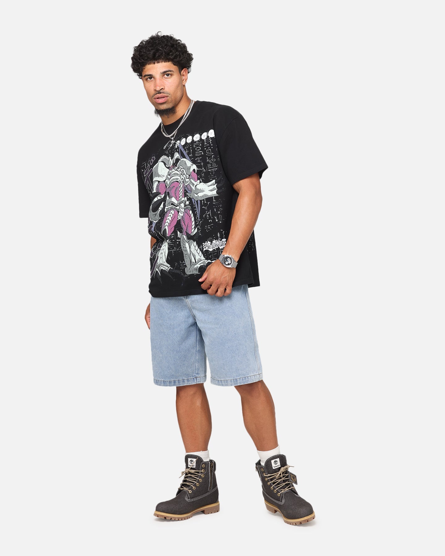 Goat Crew X Yu-Gi-Oh! Summon Skull Heavy T-Shirt Black
