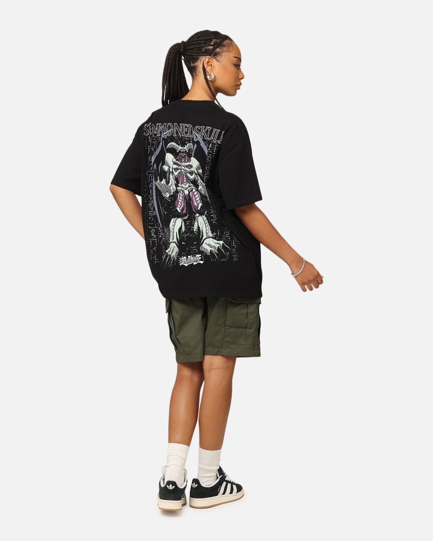 Goat Crew X Yu-Gi-Oh! Summon Skull Heavy T-Shirt Black Style001