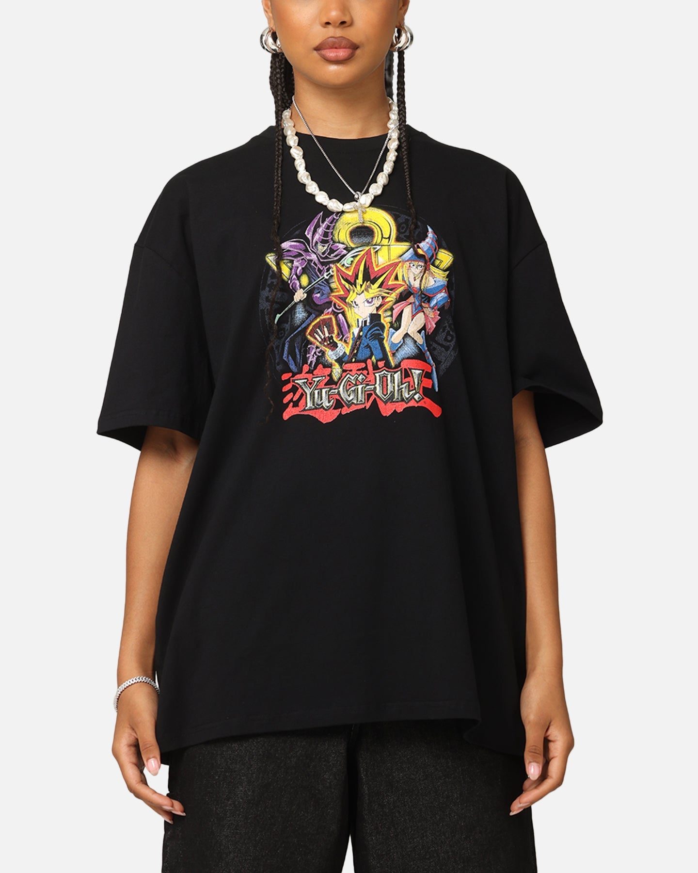 Goat Crew X Yu-Gi-Oh! Yugi Mutou Heavy T-Shirt Black Style001