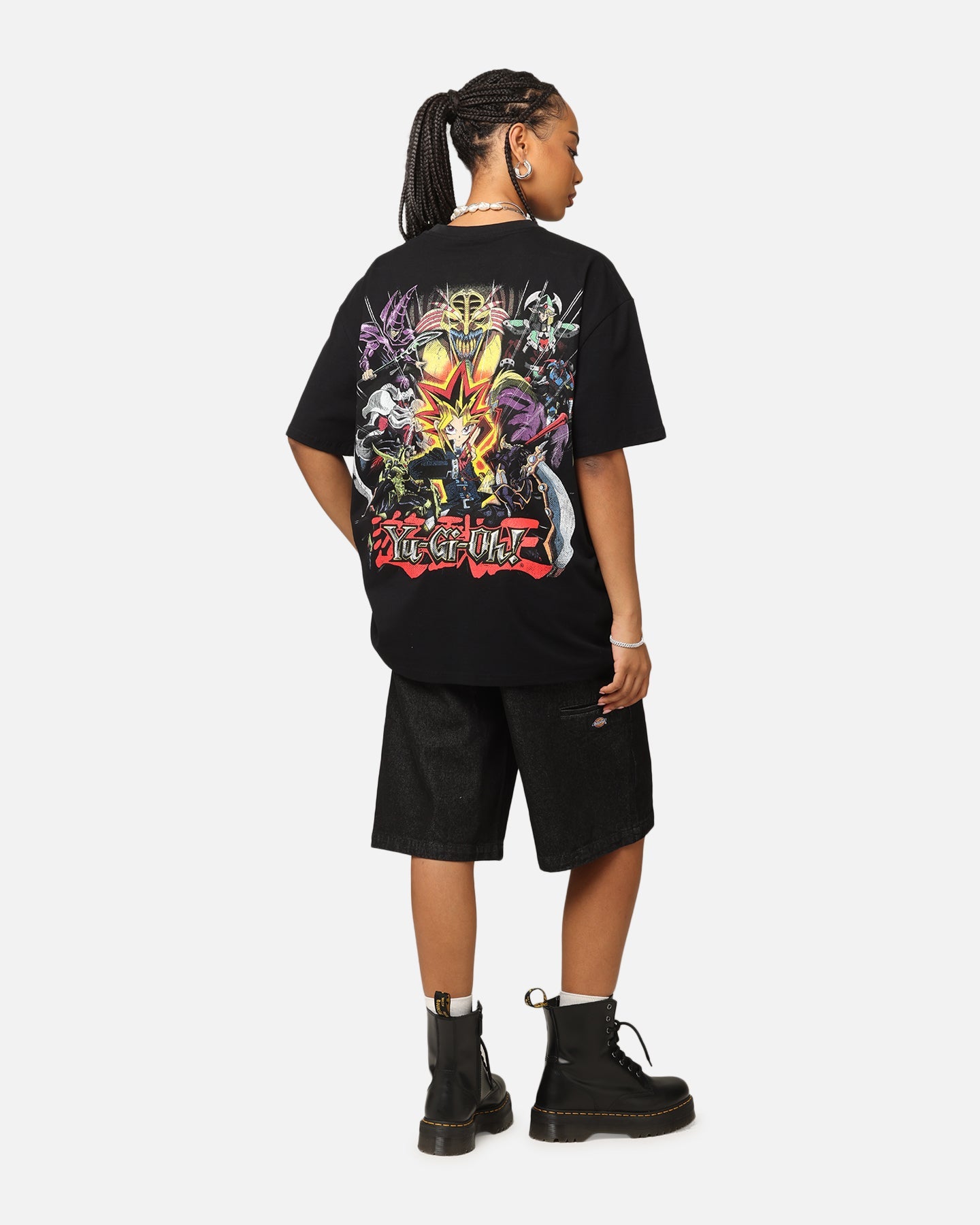 Goat Crew X Yu-Gi-Oh! Yugi Mutou Heavy T-Shirt Black Style001