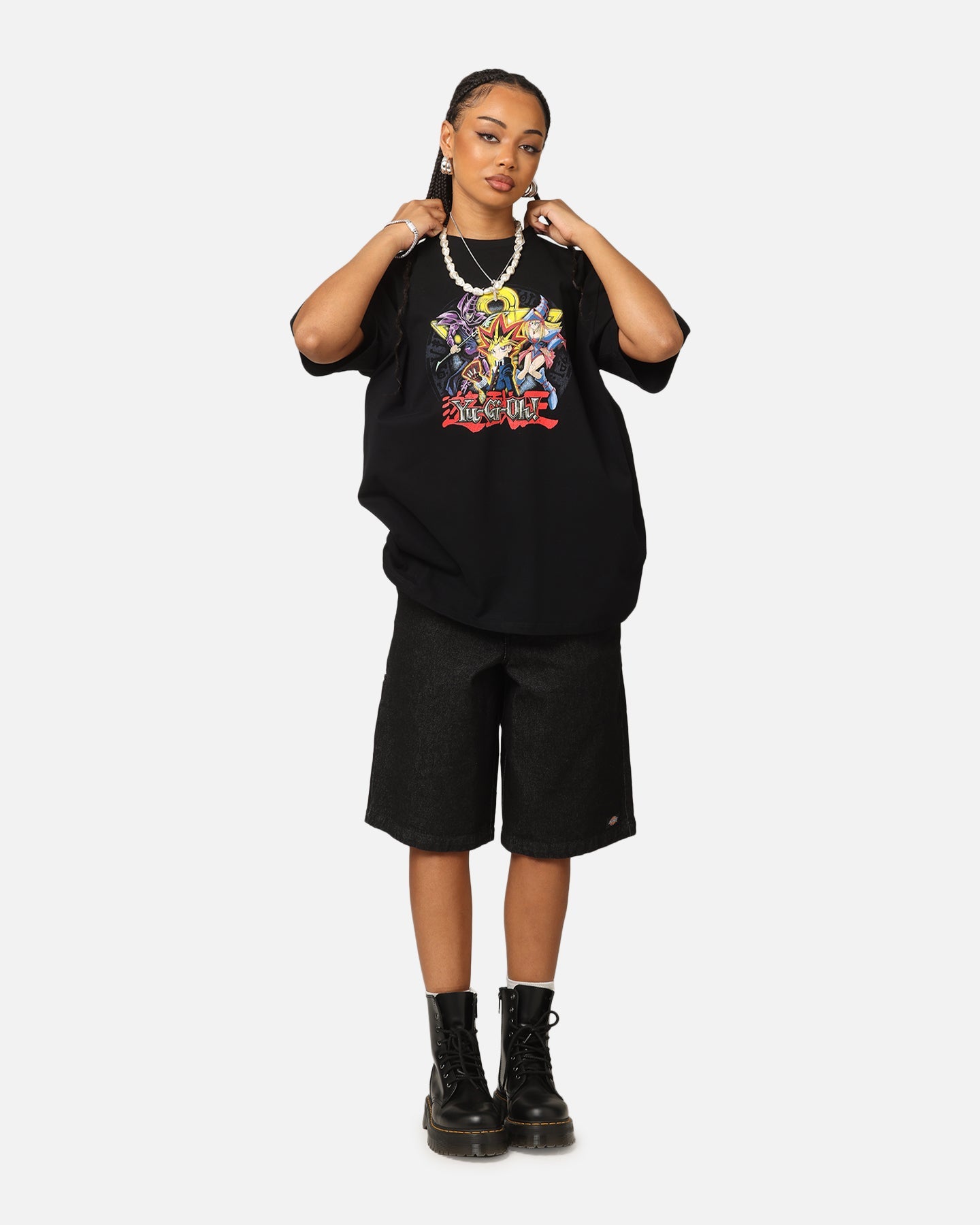 Goat Crew X Yu-Gi-Oh! Yugi Mutou Heavy T-Shirt Black Style001