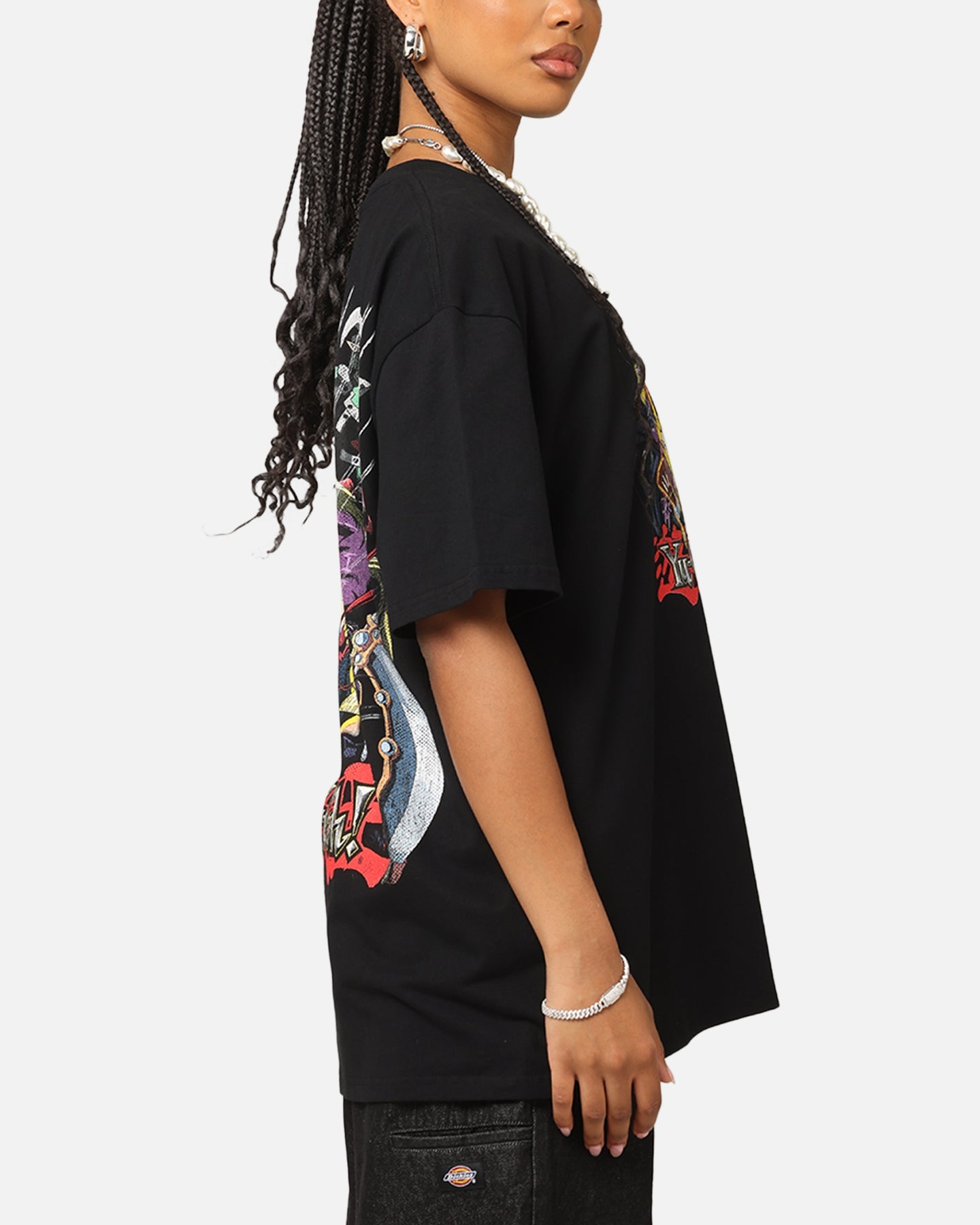 Goat Crew X Yu-Gi-Oh! Yugi Mutou Heavy T-Shirt Black Style001