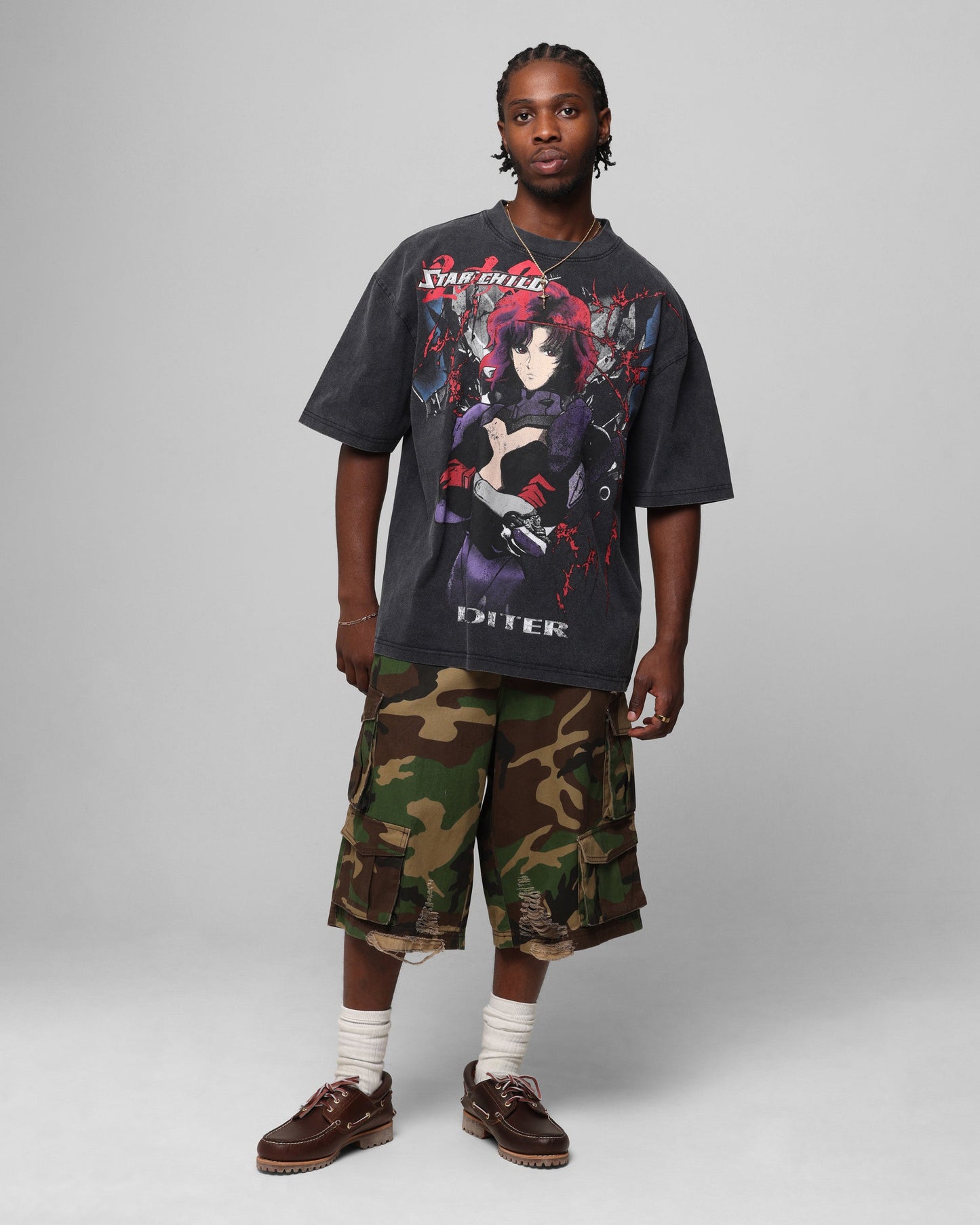 Loiter Valkyrie Vintage T-Shirt Black Wash