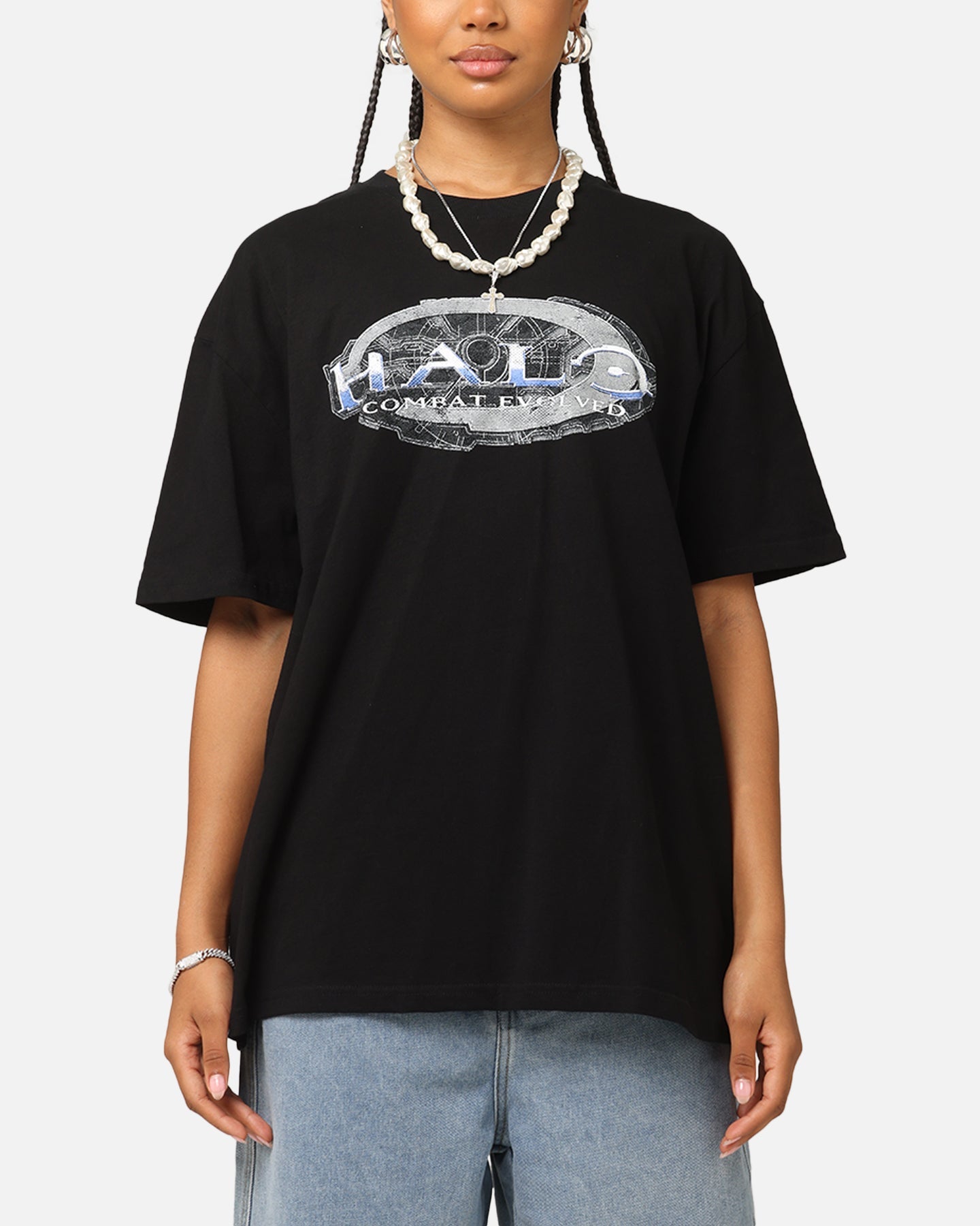 Goat Crew X Halo Halo Combat Evolved Heavyweight T-Shirt Black Style001