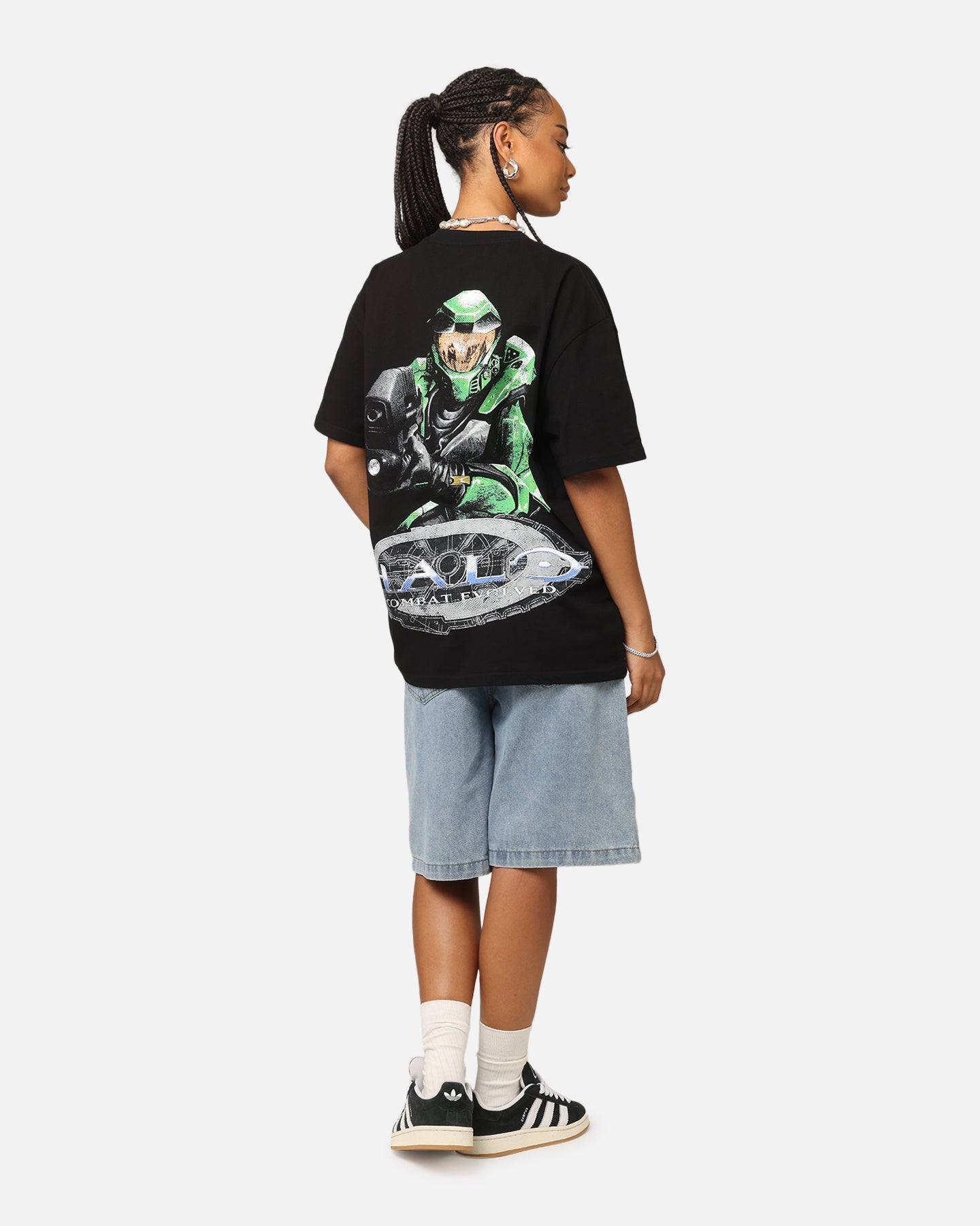 Goat Crew X Halo Halo Combat Evolved Heavyweight T-Shirt Black Style001