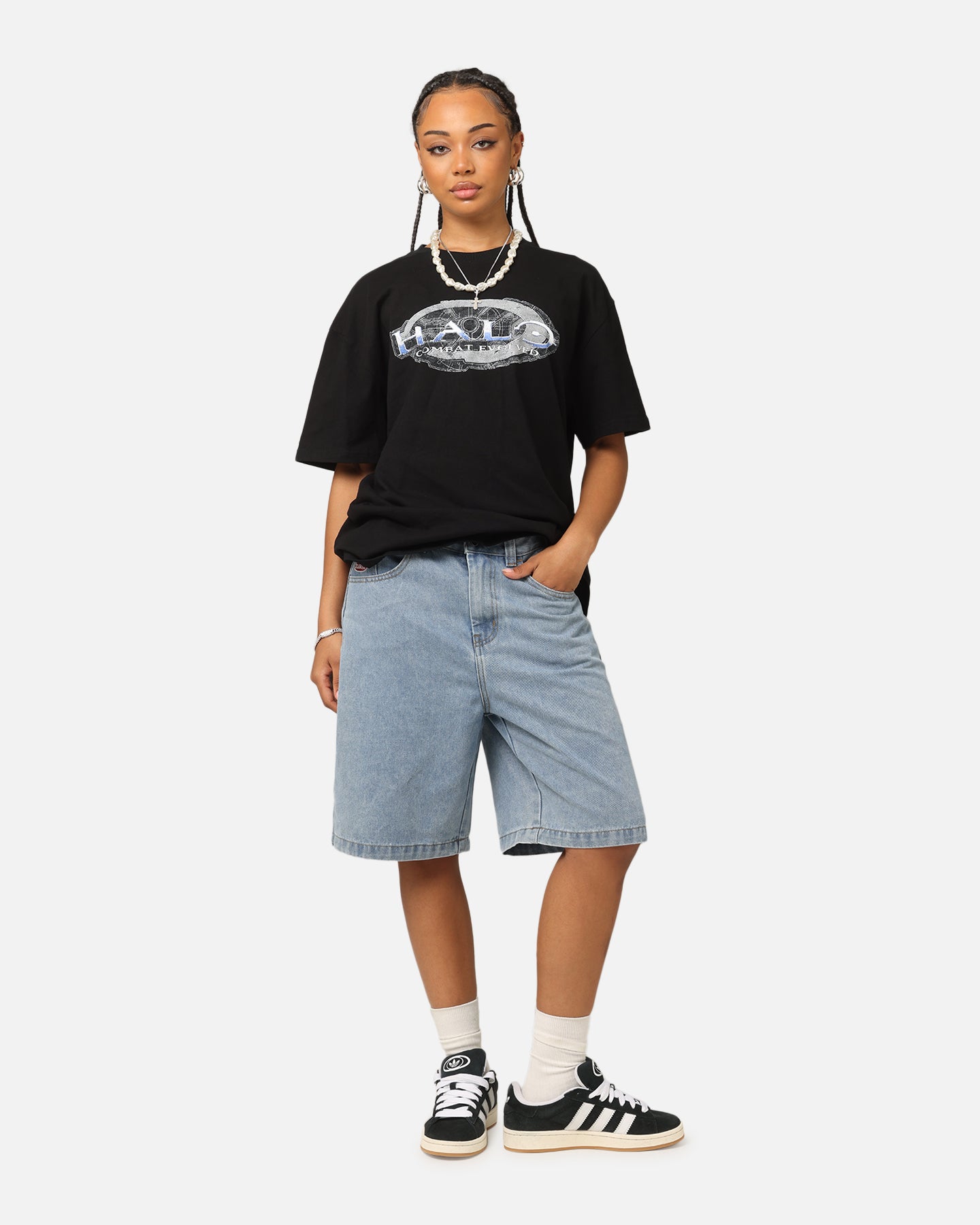 Goat Crew X Halo Halo Combat Evolved Heavyweight T-Shirt Black Style001