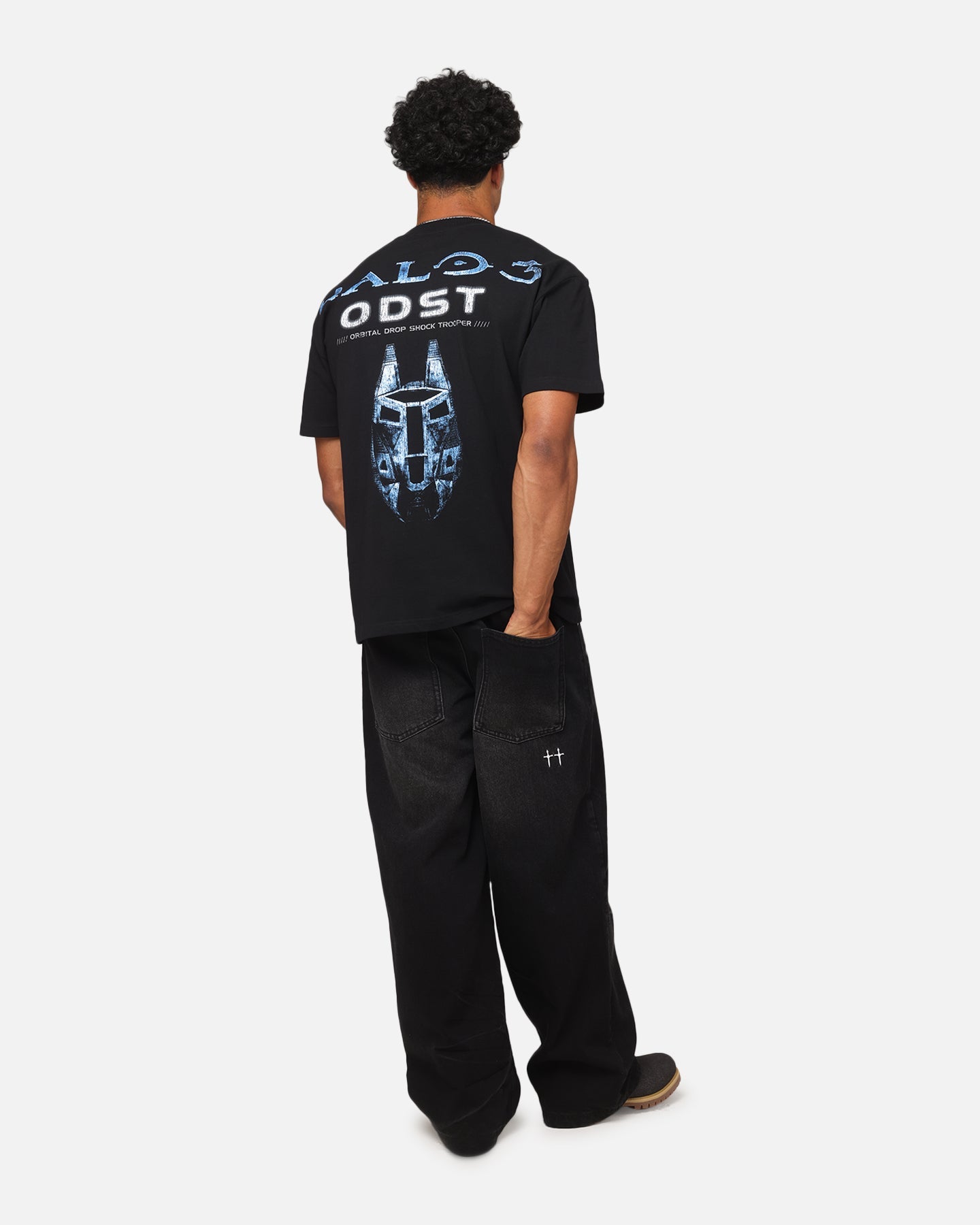 Goat Crew X Halo Halo ODST Heavyweight T-Shirt Black