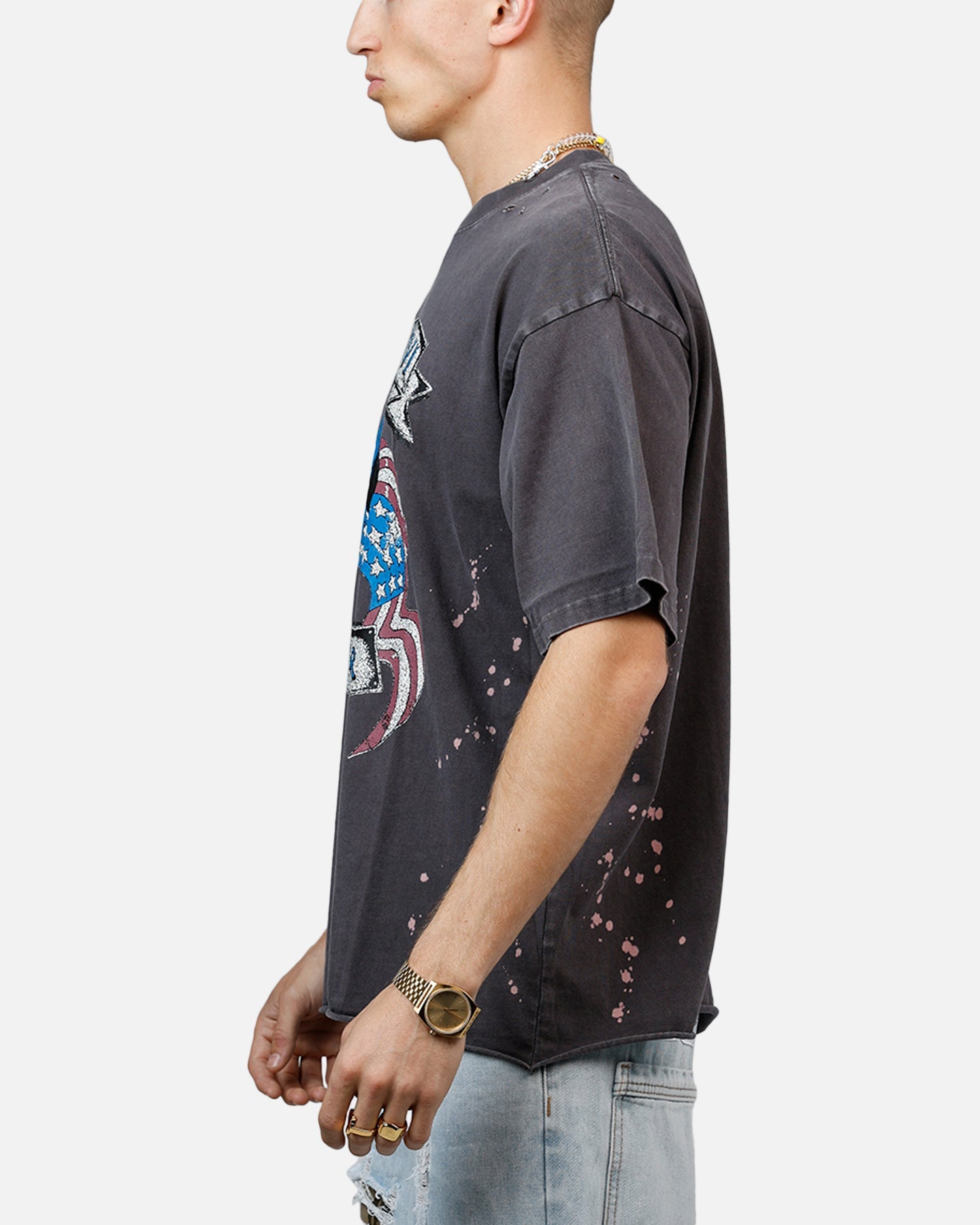 Bravado Bon Jovi Forever T-Shirt Washed Black