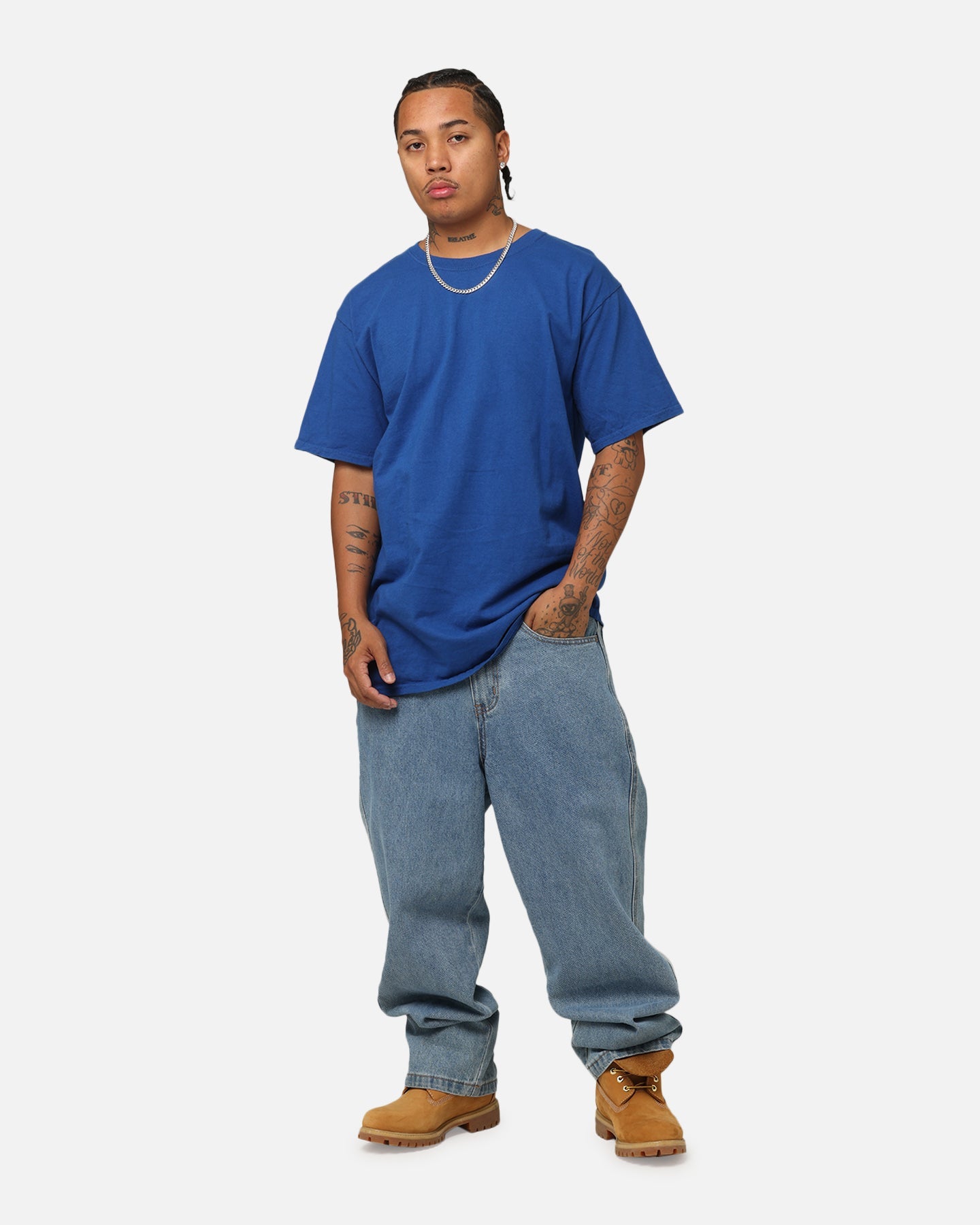 Culture Kings Basic T-Shirt Cobalt Blue