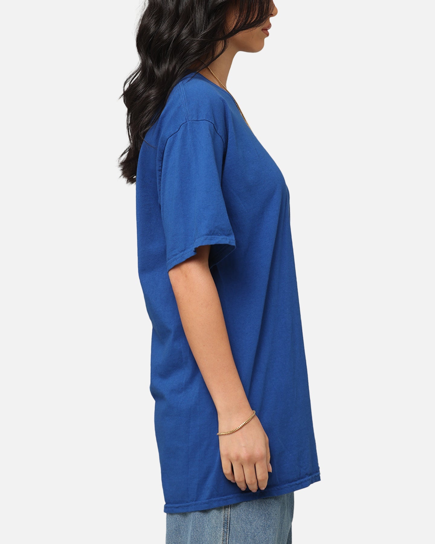 Culture Kings Basic T-Shirt Cobalt Blue Style001