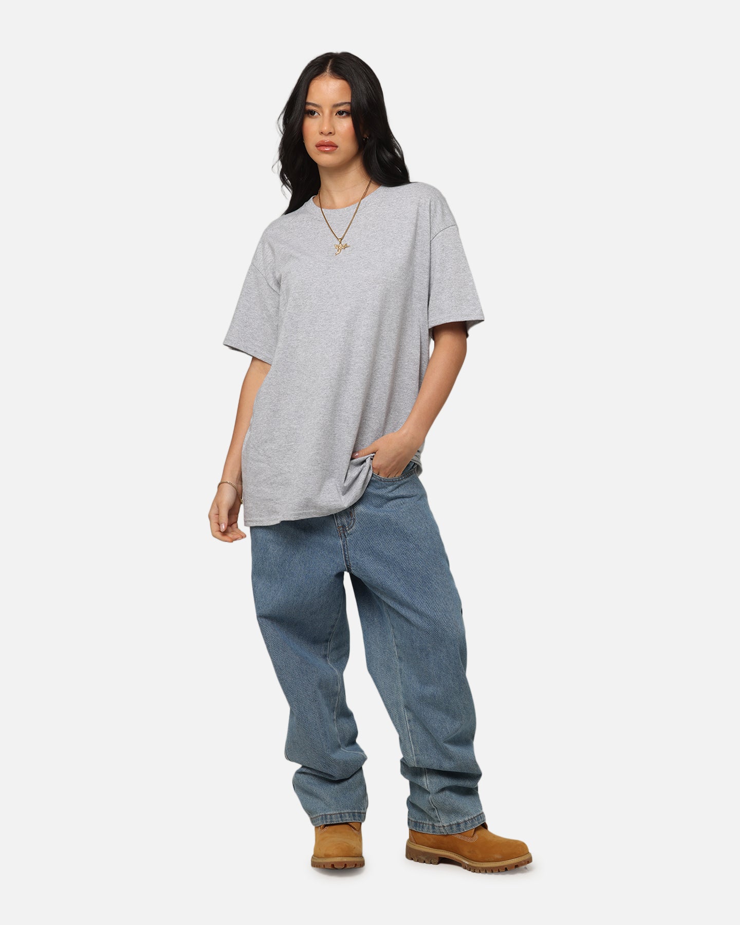 Culture Kings Basic T-Shirt Sport Grey Style001