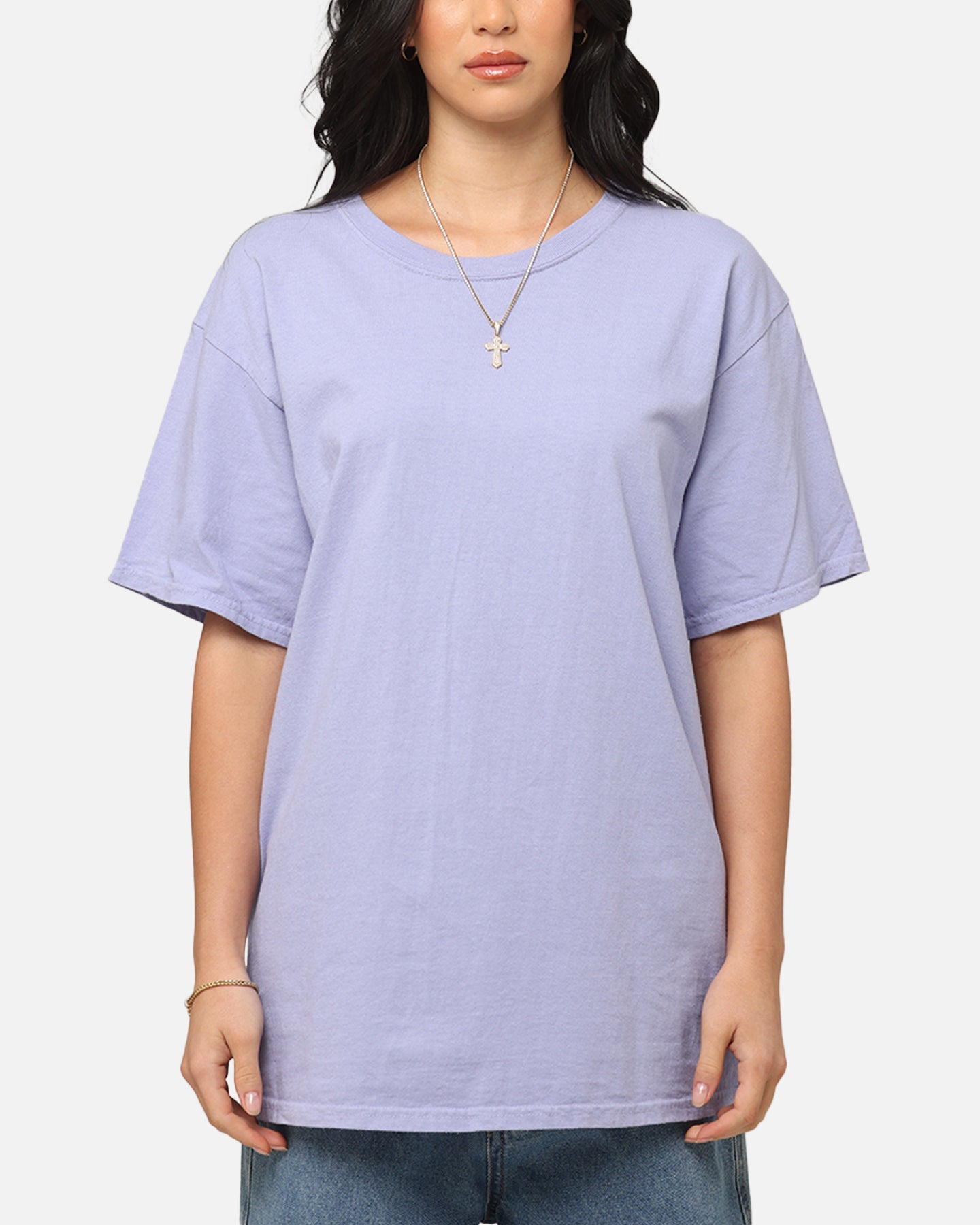 Culture Kings Basic T-Shirt Violet Style001