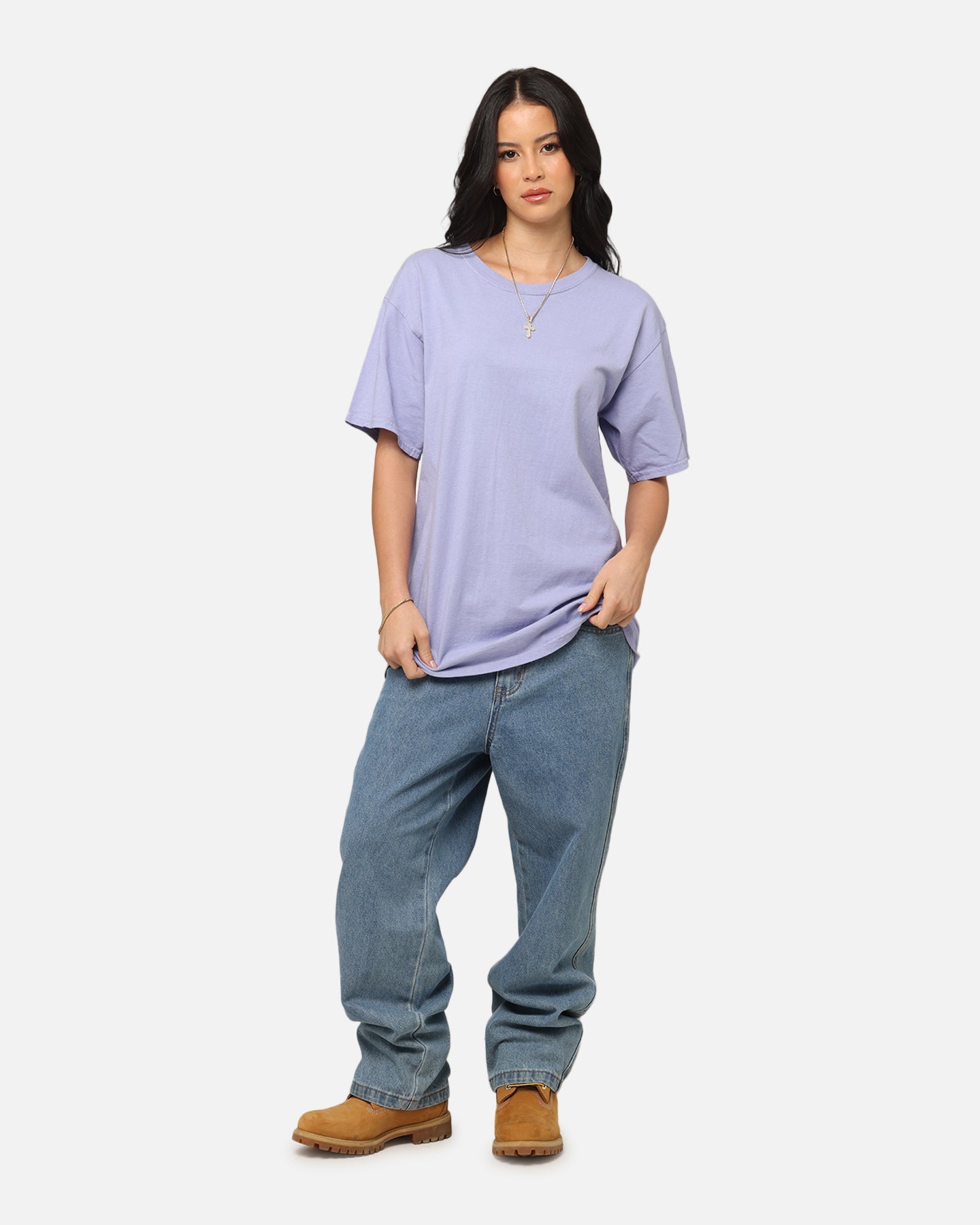 Culture Kings Basic T-Shirt Violet Style001