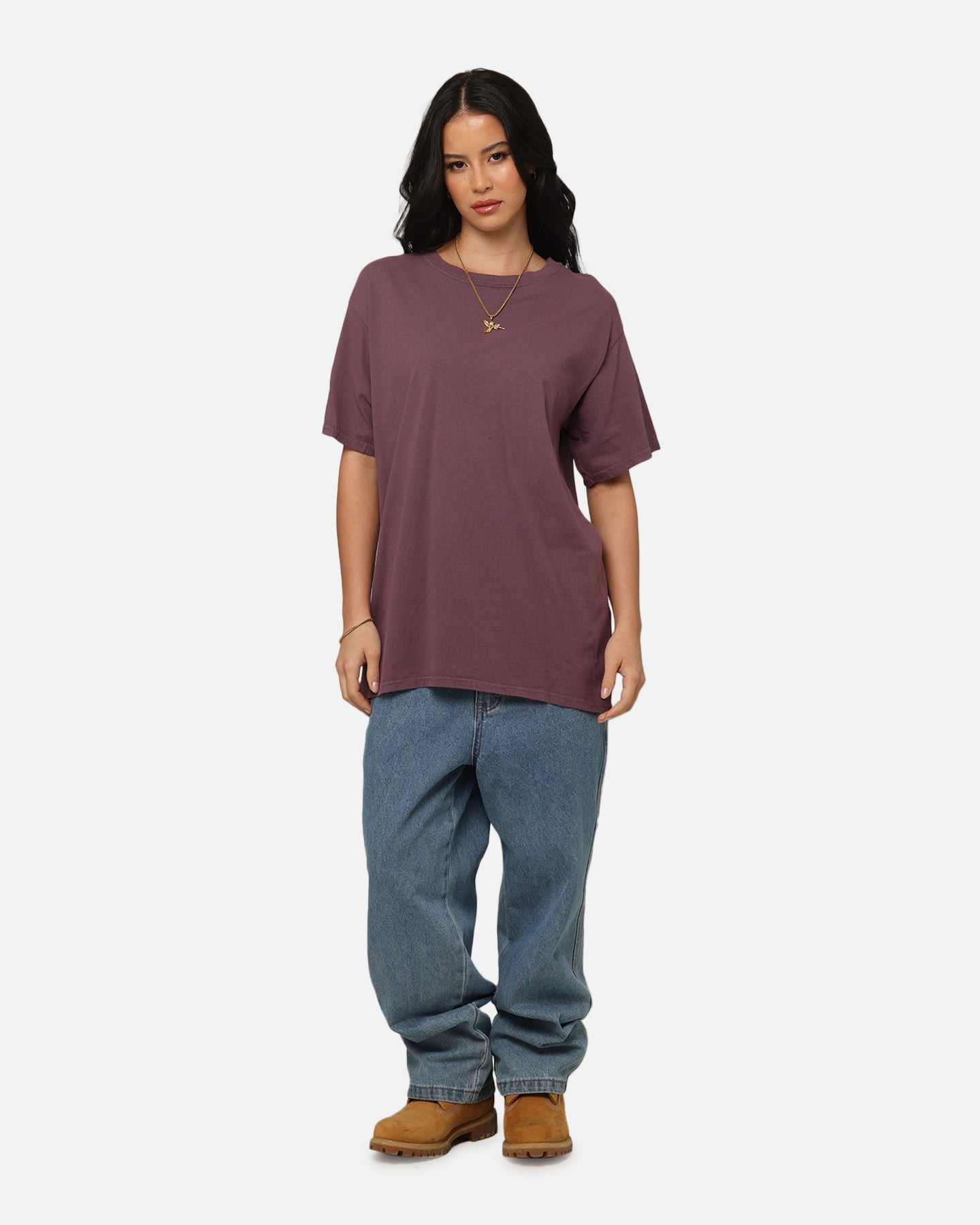 Culture Kings Basic T-Shirt Wine Style001
