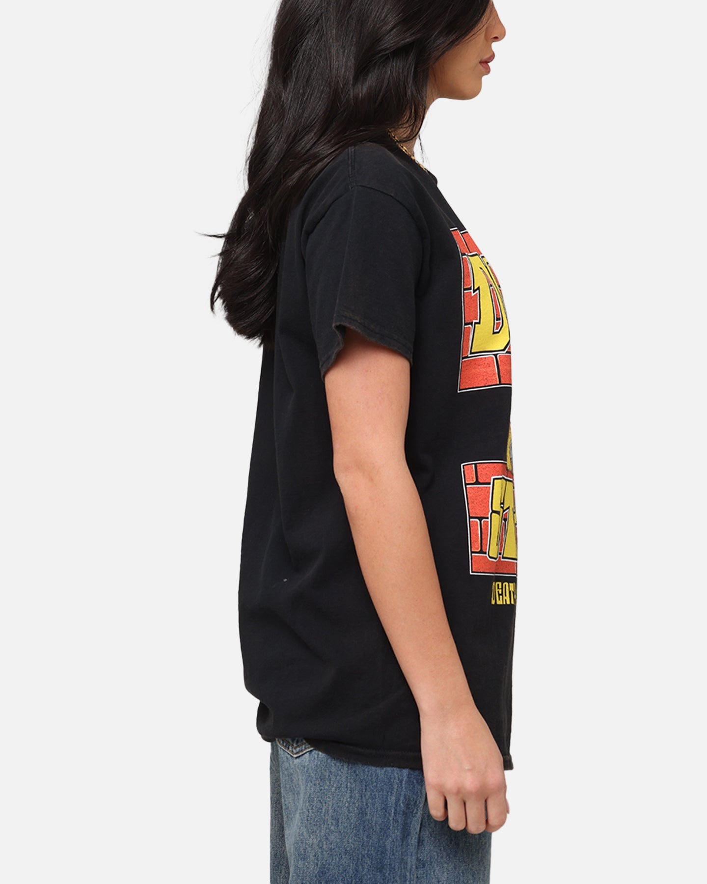 Deathrow Records Doggy Style T-Shirt Black Style001