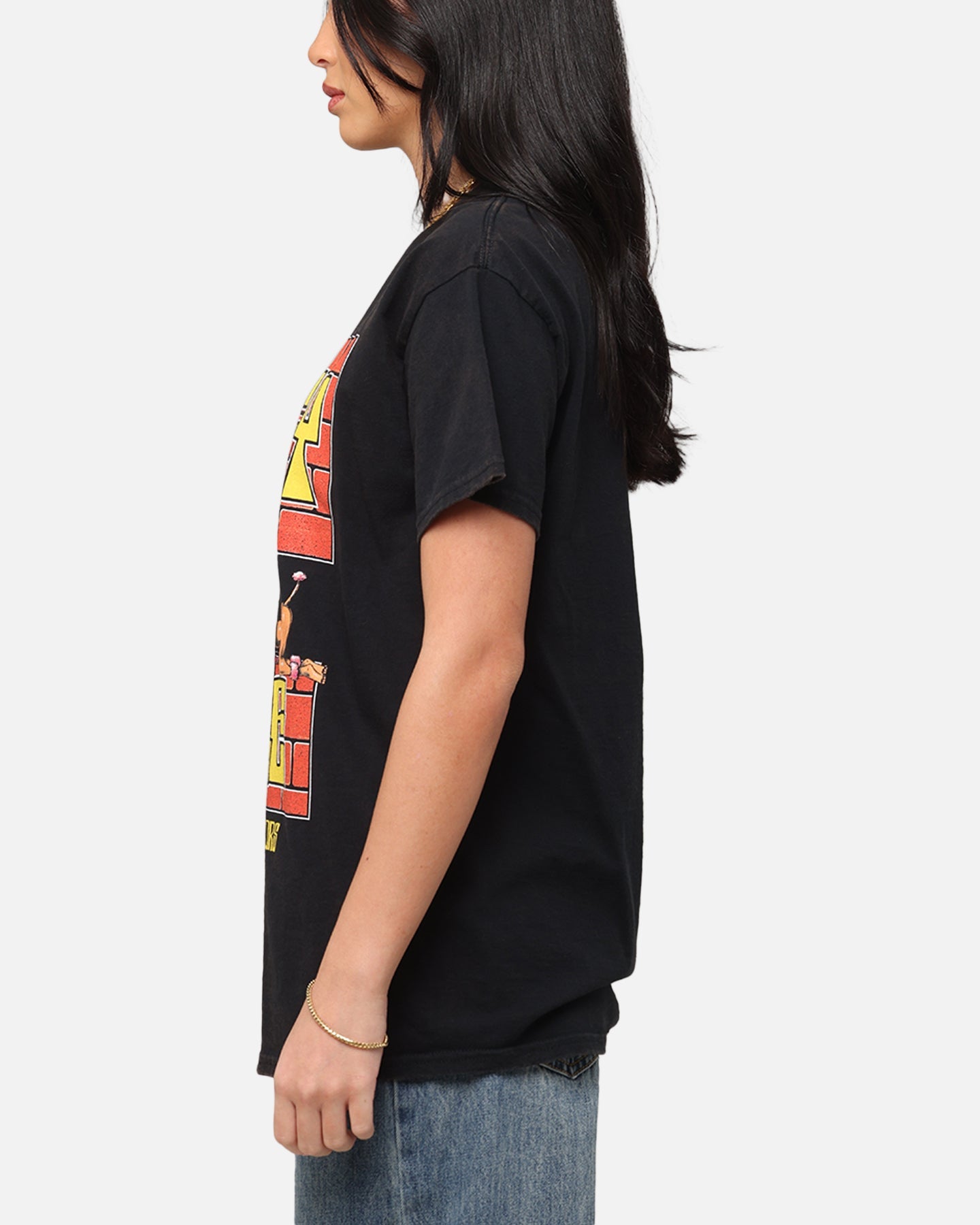 Deathrow Records Doggy Style T-Shirt Black Style001