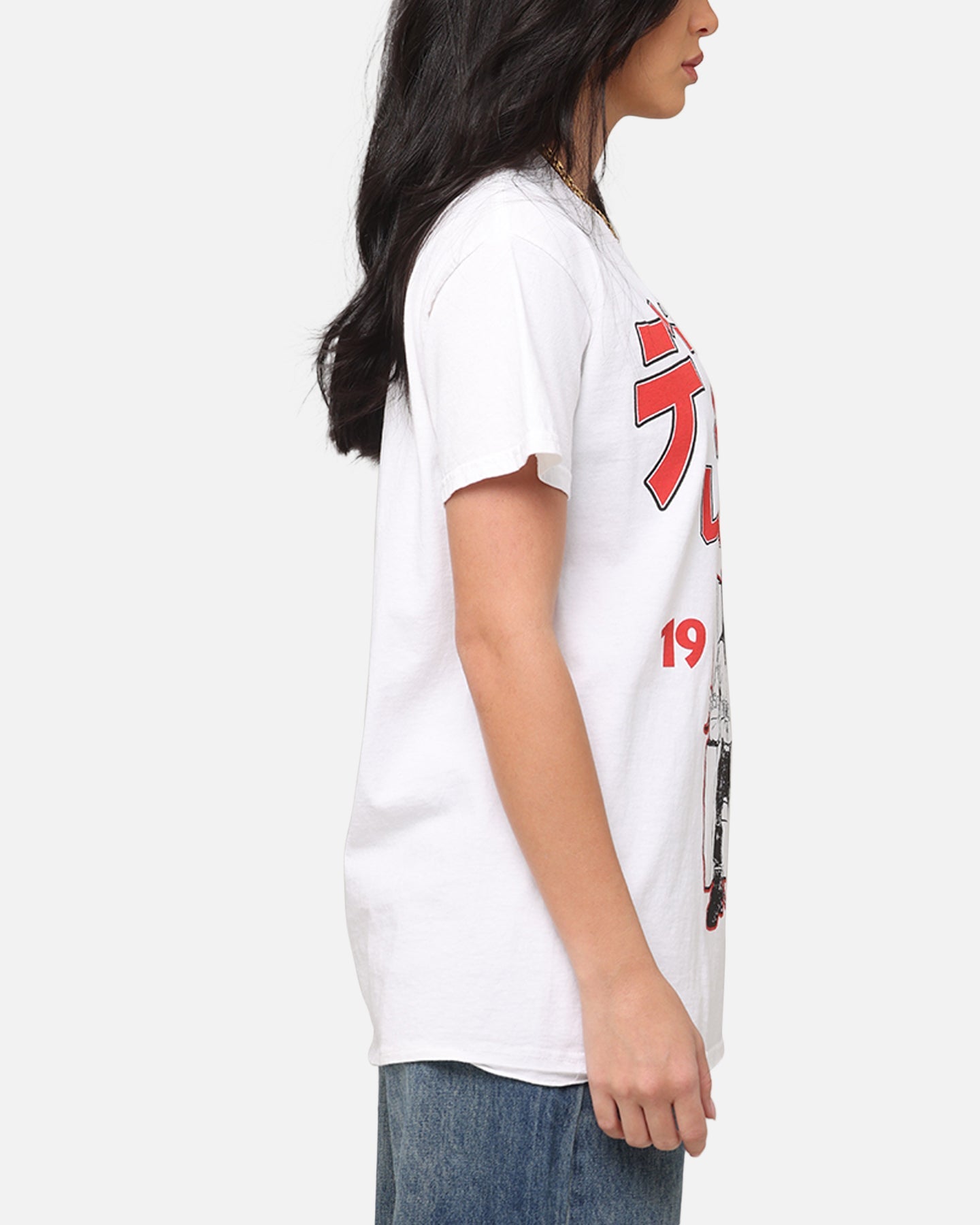 Deathrow Records Japanese T-Shirt White Style001