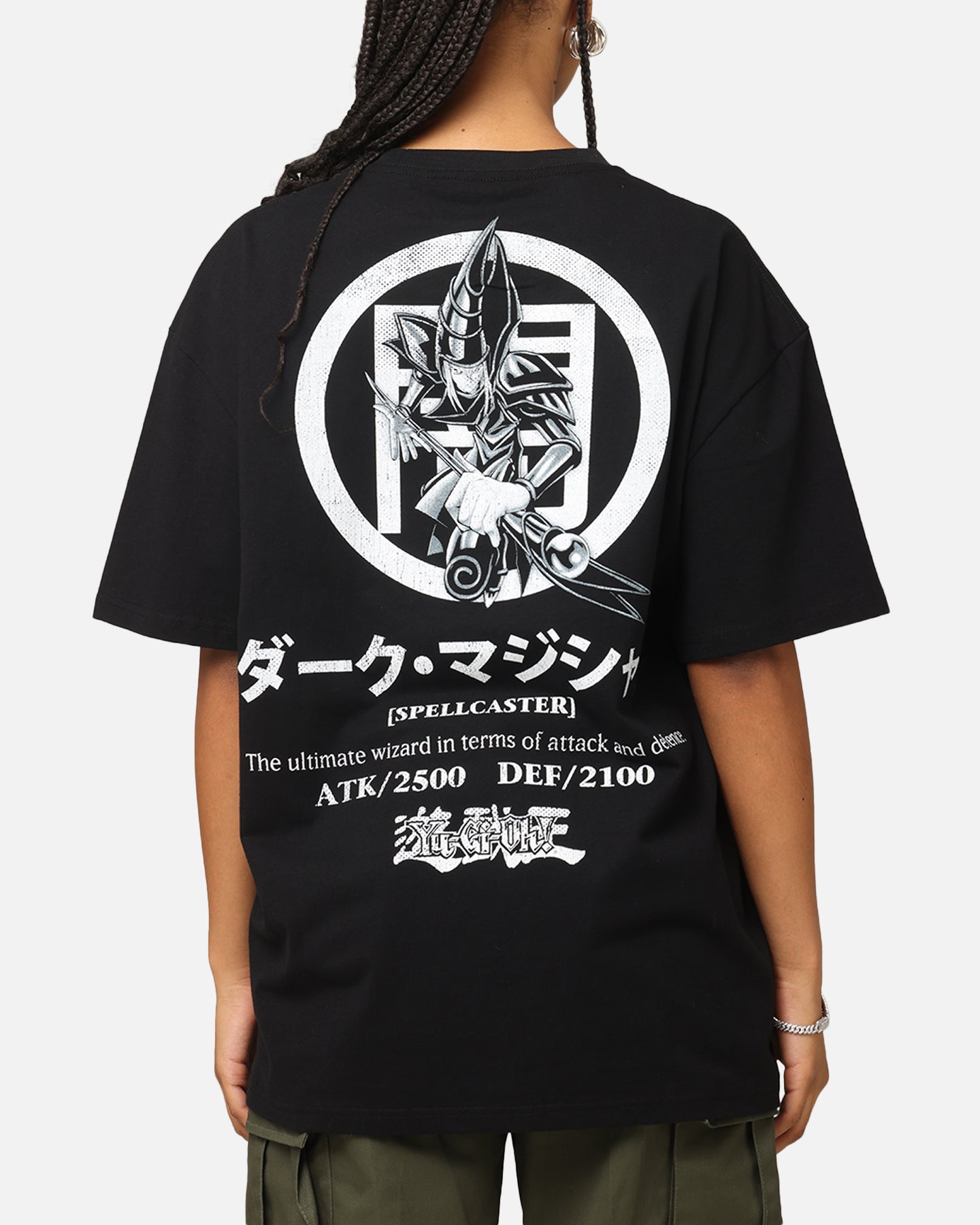 Goat Crew X Yu-Gi-Oh! Dark Magician Card Heavyweight T-Shirt Black Style001