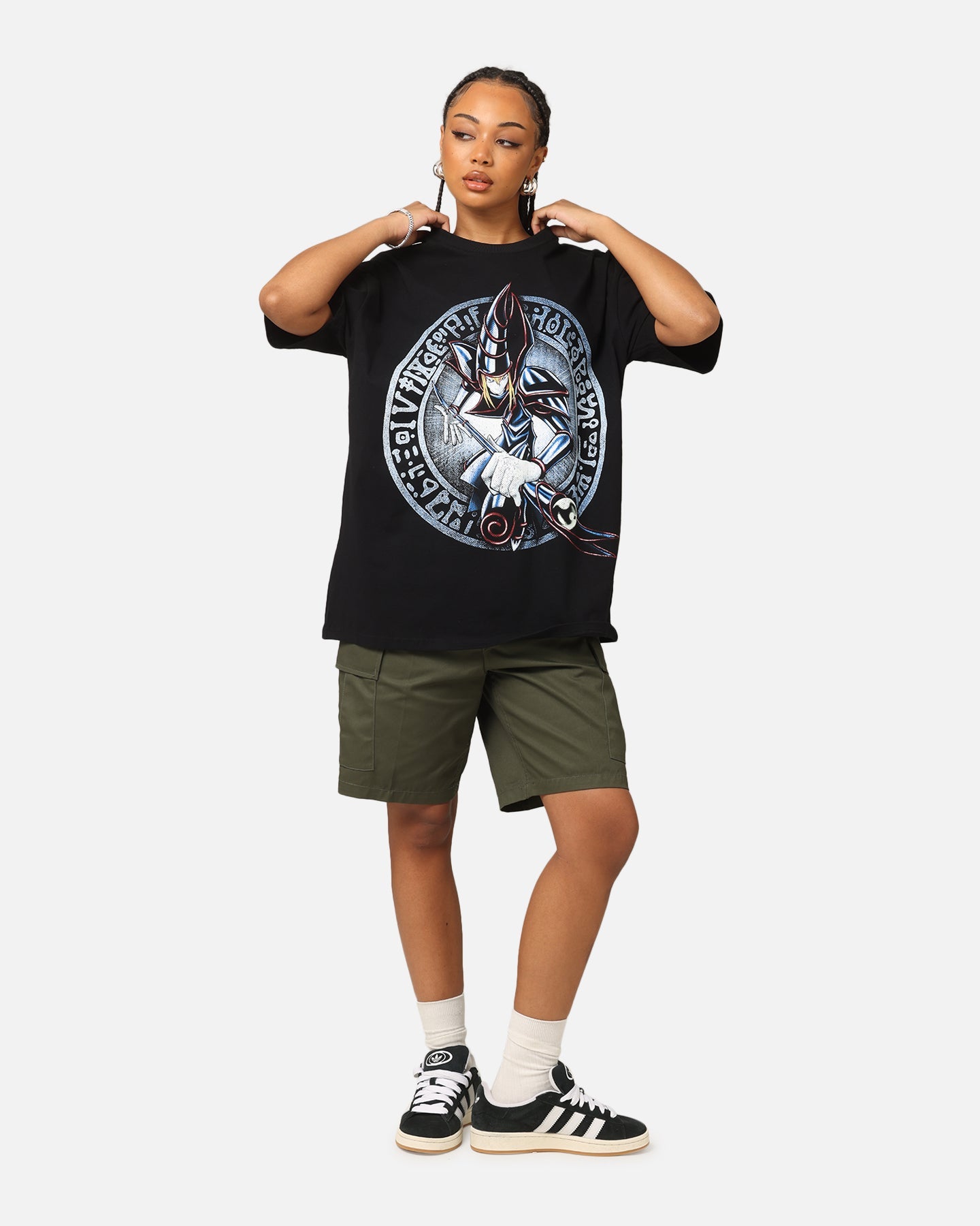 Goat Crew X Yu-Gi-Oh! Dark Magician Card Heavyweight T-Shirt Black Style001