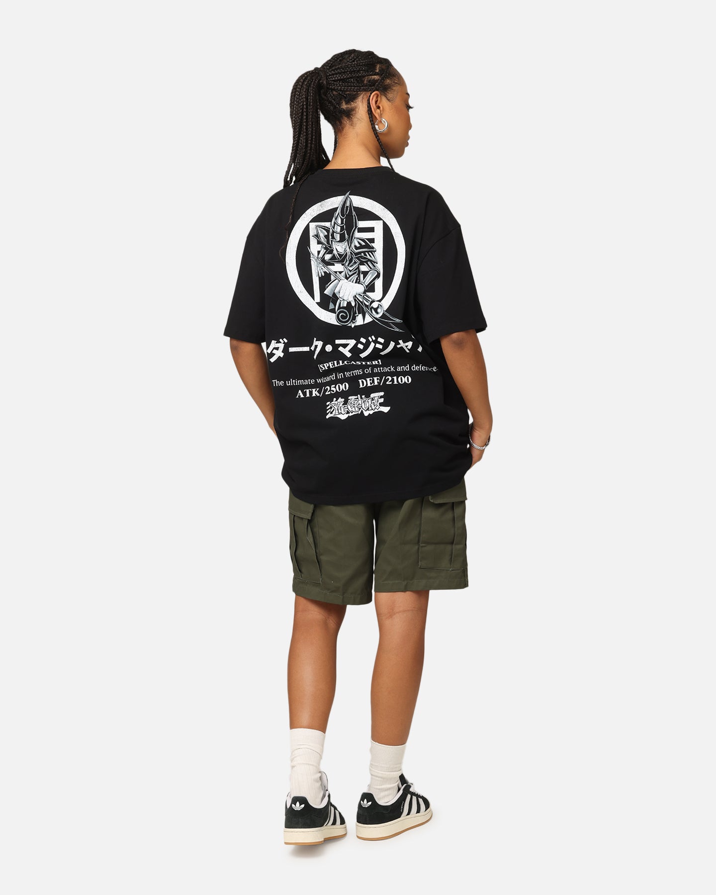 Goat Crew X Yu-Gi-Oh! Dark Magician Card Heavyweight T-Shirt Black Style001