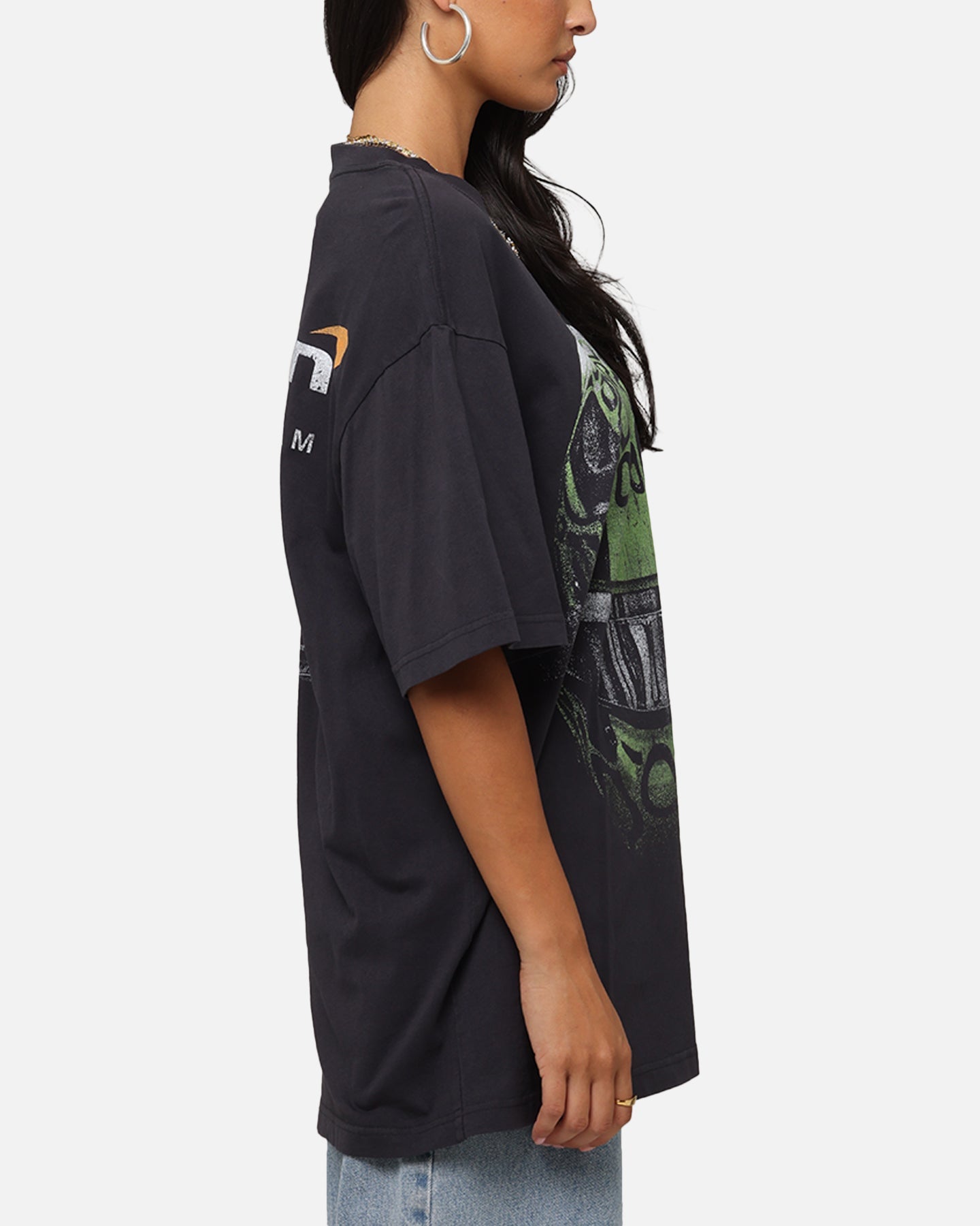 Mitchell & Ness X Mclaren Lando Norris Helmet T-Shirt Faded Black Style001