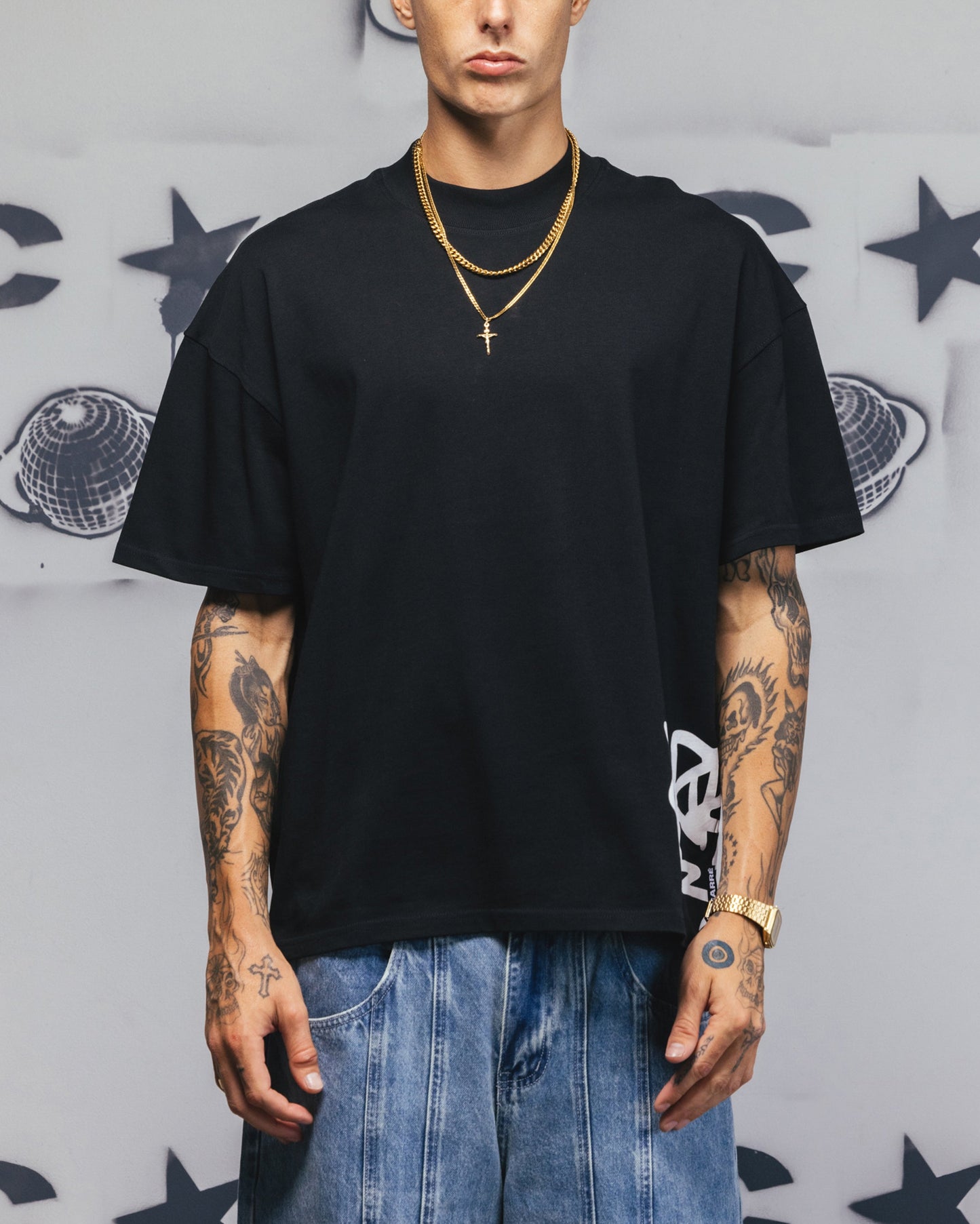 Carre Tagline T-Shirt Black