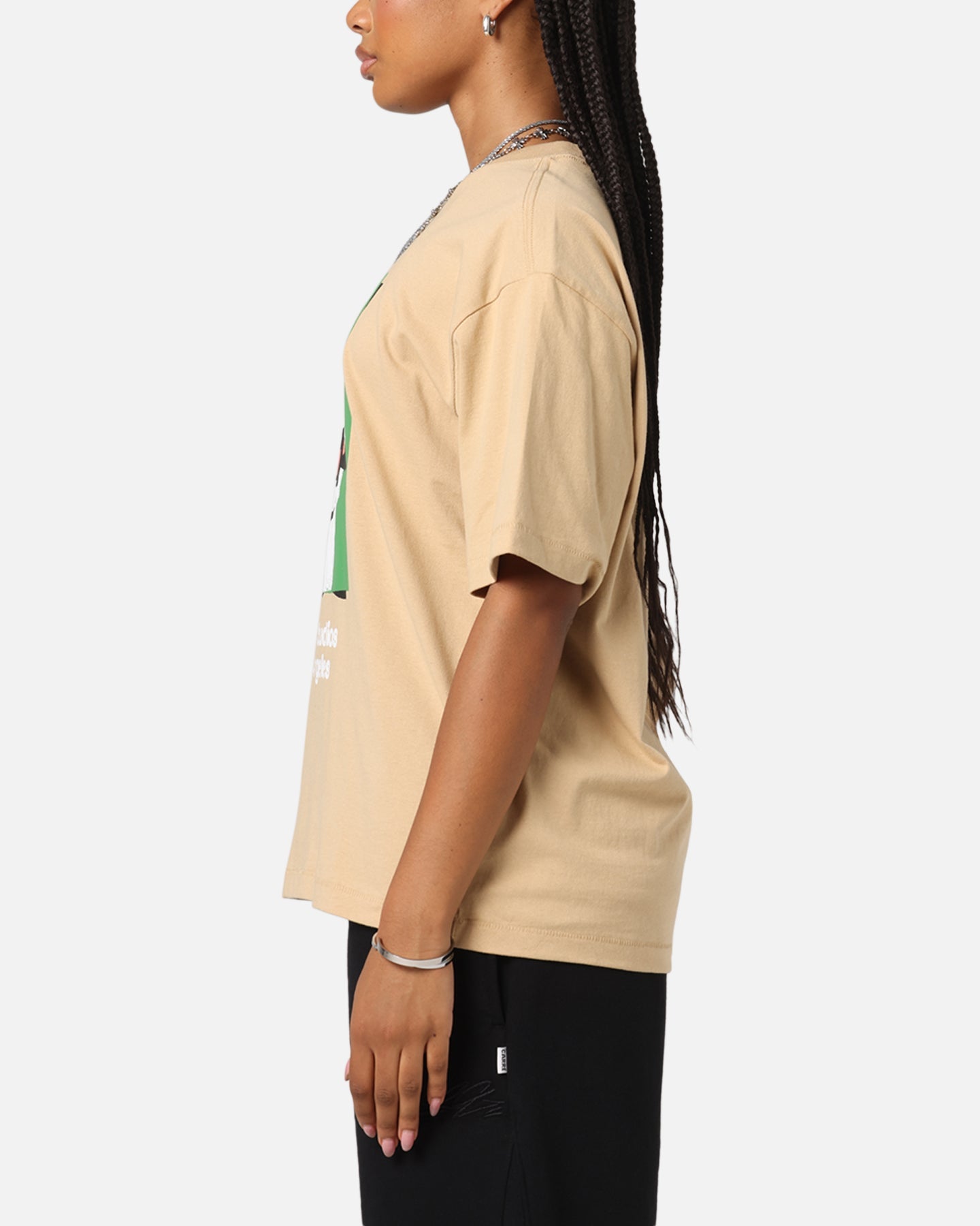 Market Illustrated Baseball T-Shirt Oatmilk Style001