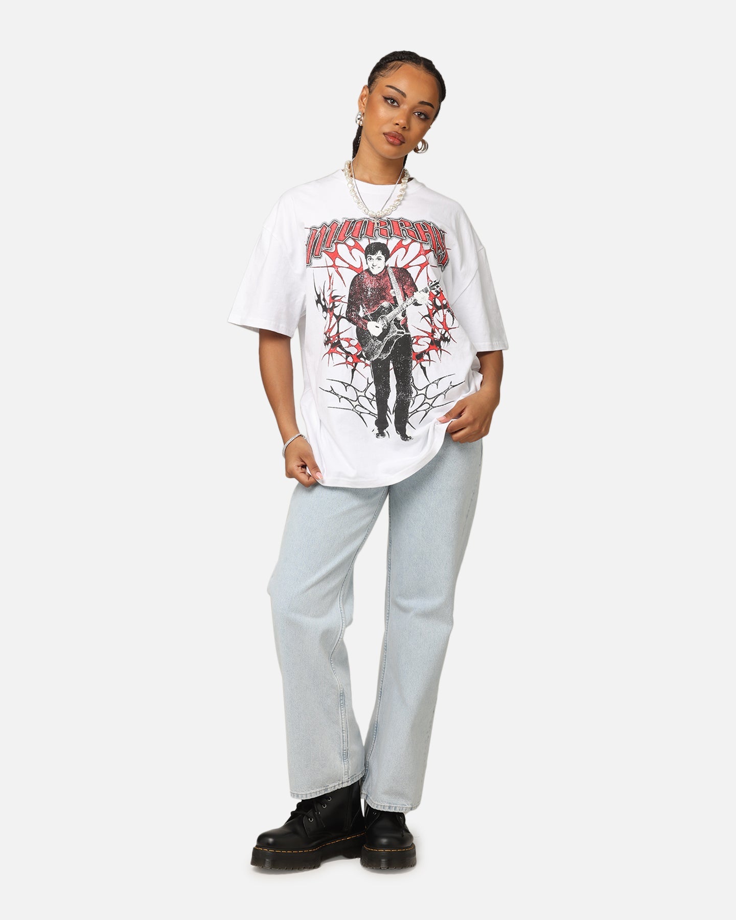 Goat Crew X The Wiggles Red Wiggle Heavy T-Shirt White Style001