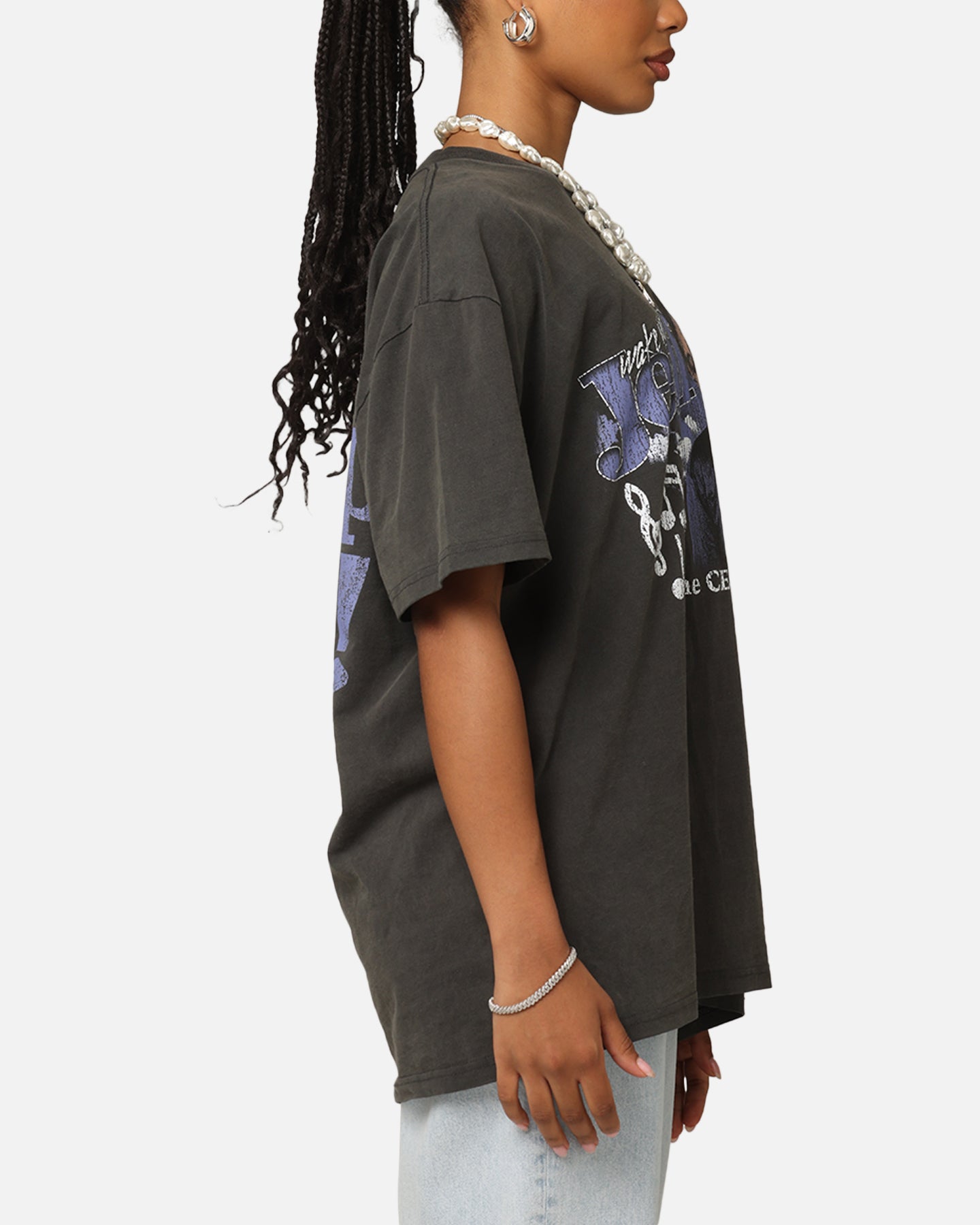 Goat Crew X The Wiggles Wake Up Jeff Heavy T-Shirt Black Wash Style001