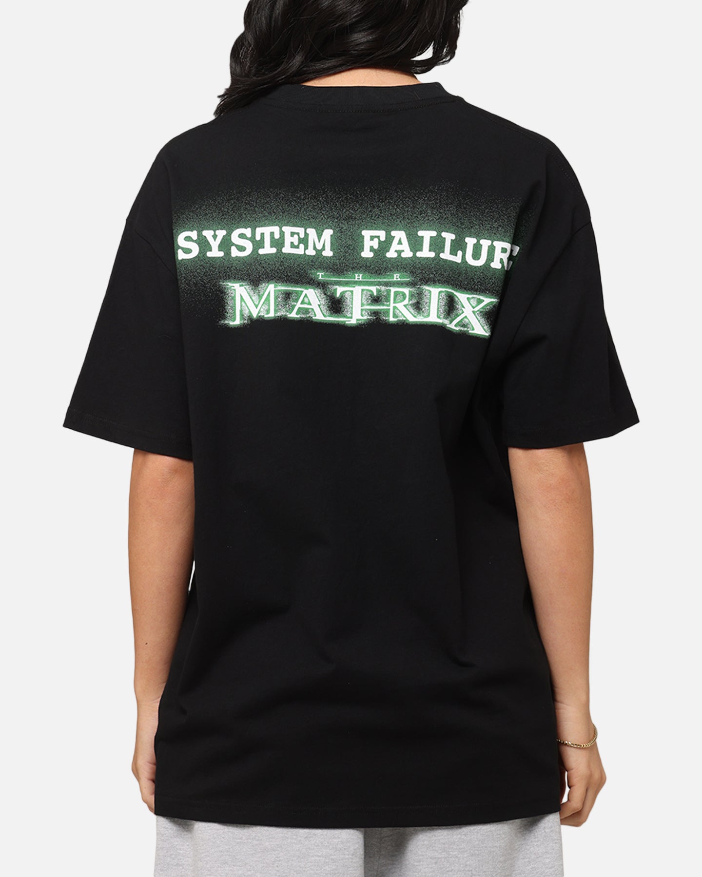 American Thrift X The Matrix Trinity Heavy T-Shirt Black Style001