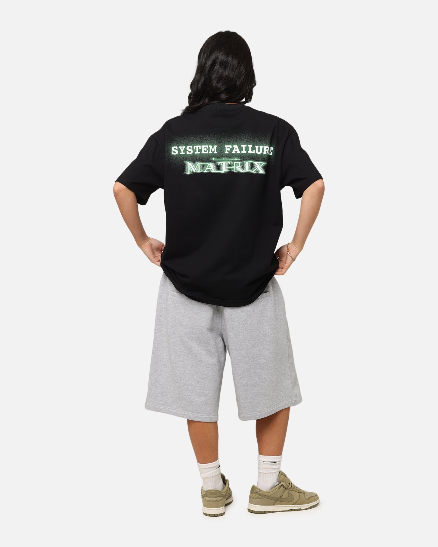 American Thrift X The Matrix Trinity Heavy T-Shirt Black Style001