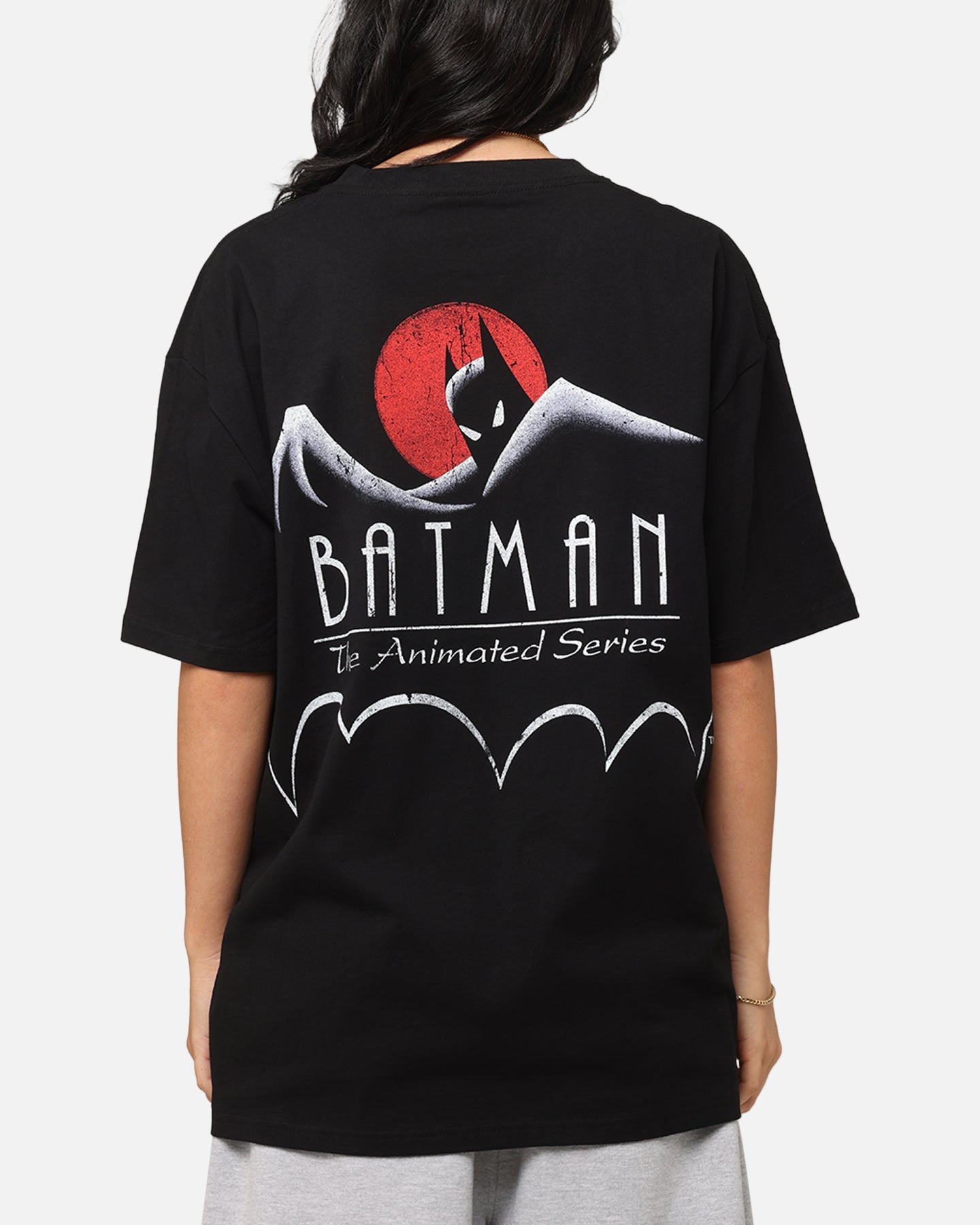 American Thrift X DC 1992 Batman And Robin Heavy T-Shirt Black Style001