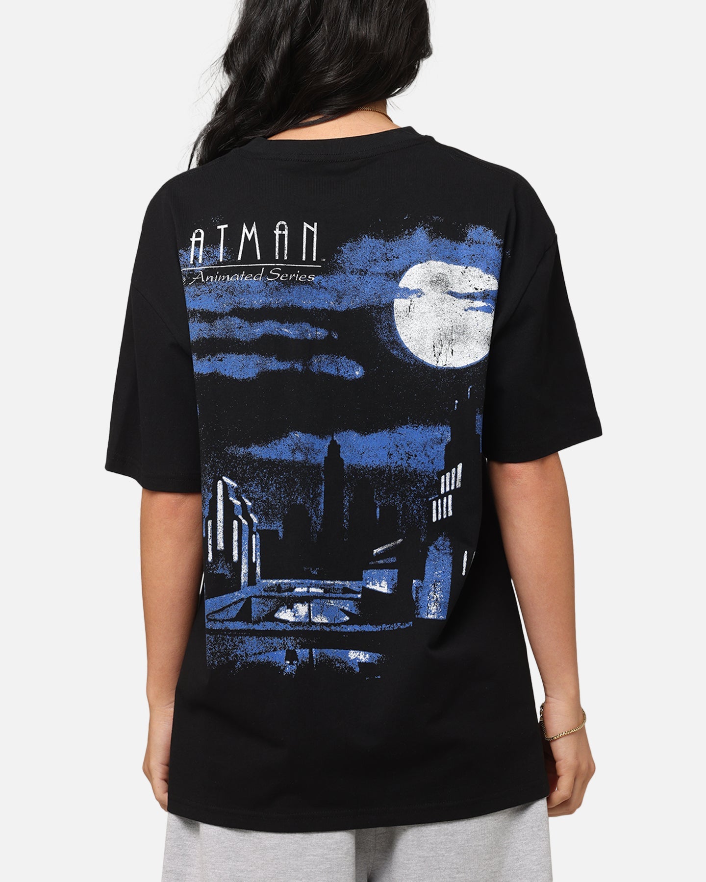 American Thrift X DC Batman The Animated Series Heavy T-Shirt Black Style001