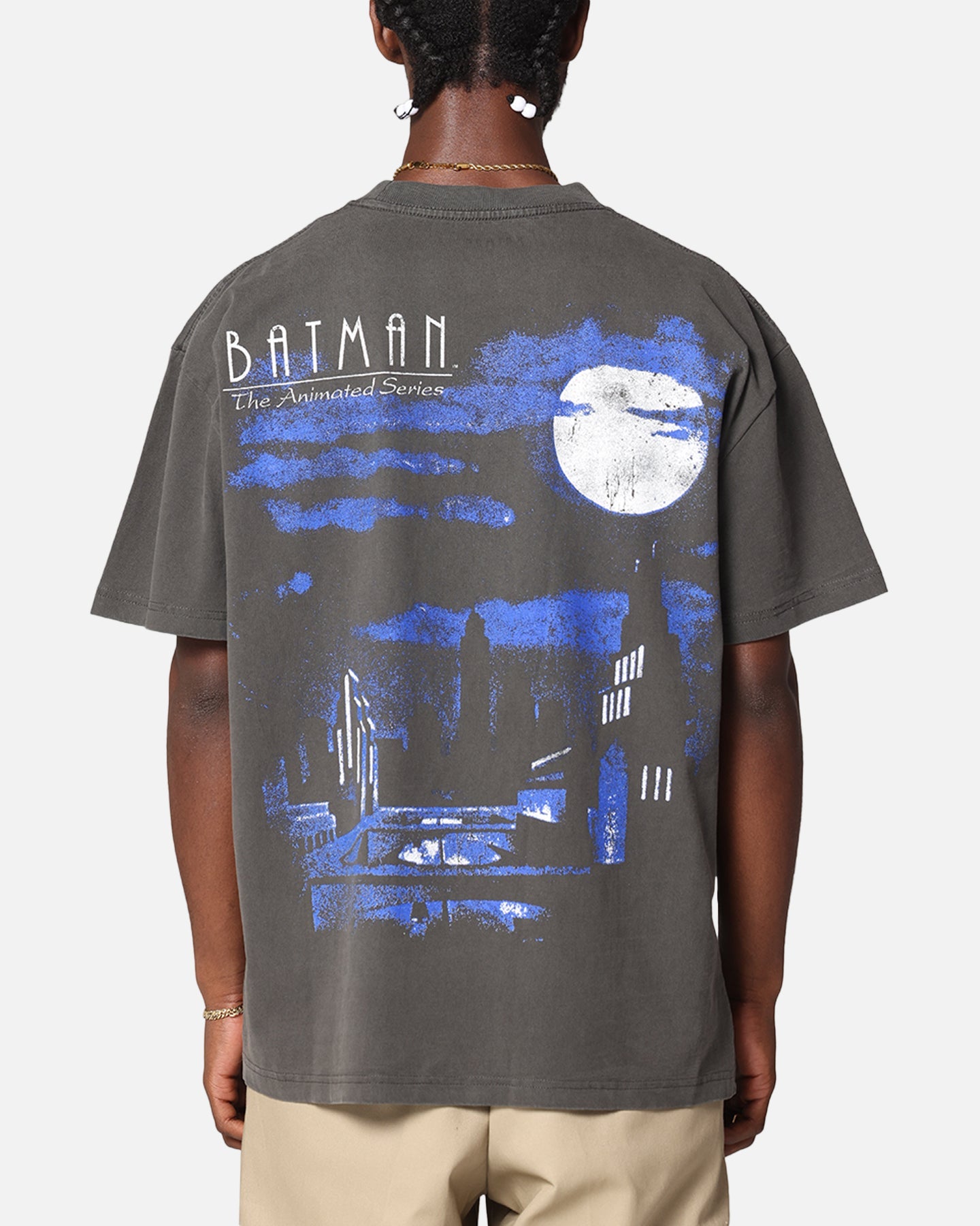 American Thrift X DC Batman The Animated Series Heavy T-Shirt Black Wash